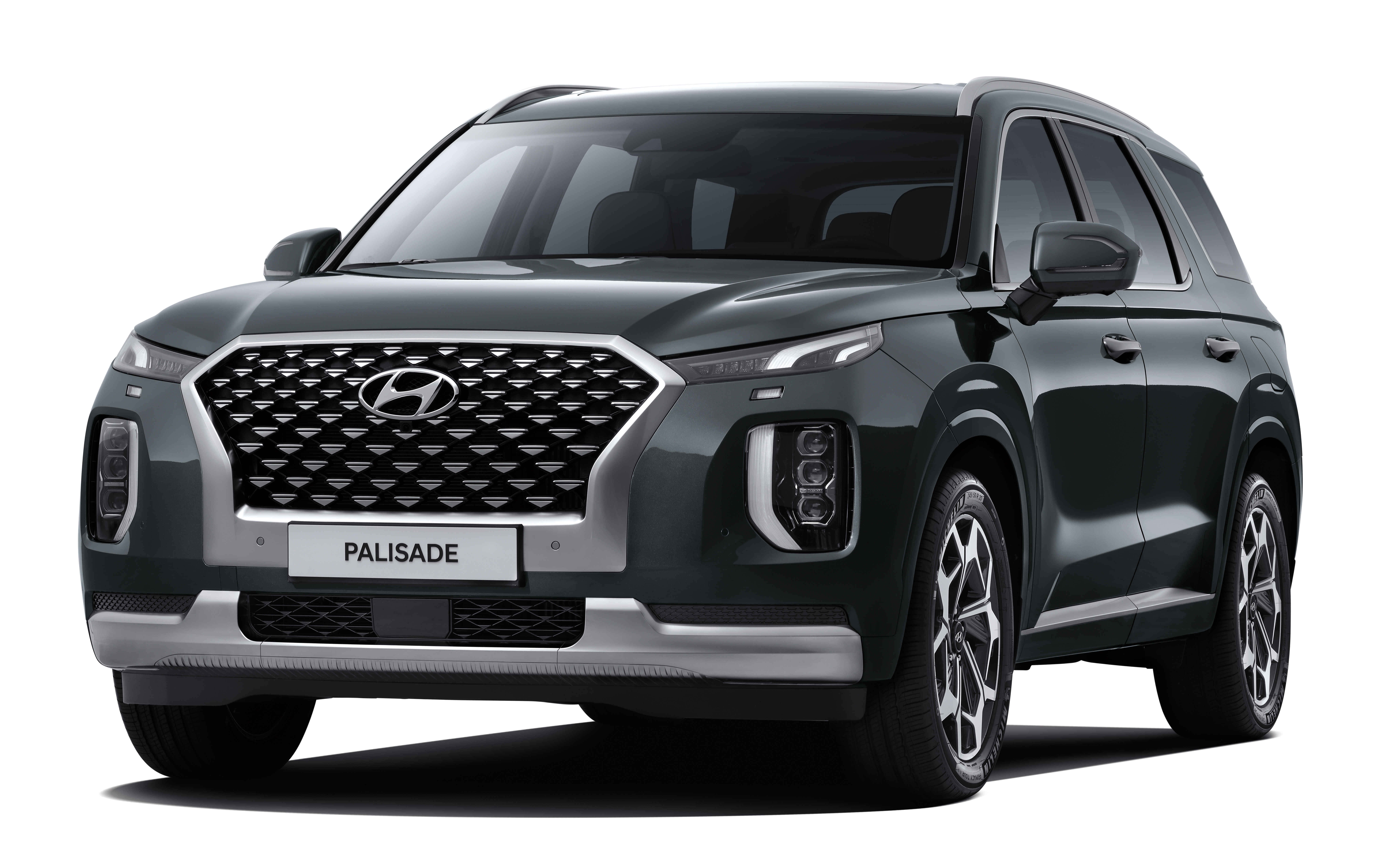 Hyundai Palisade, 2021, dark gray, 8K Desktop Wallpaper