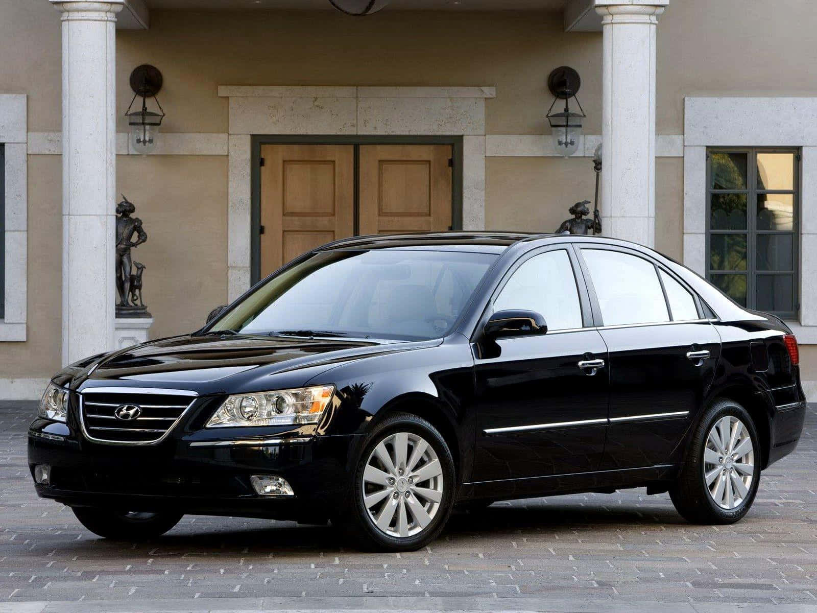 Hyundai Sonata, black, daylight, HD Desktop Wallpaper
