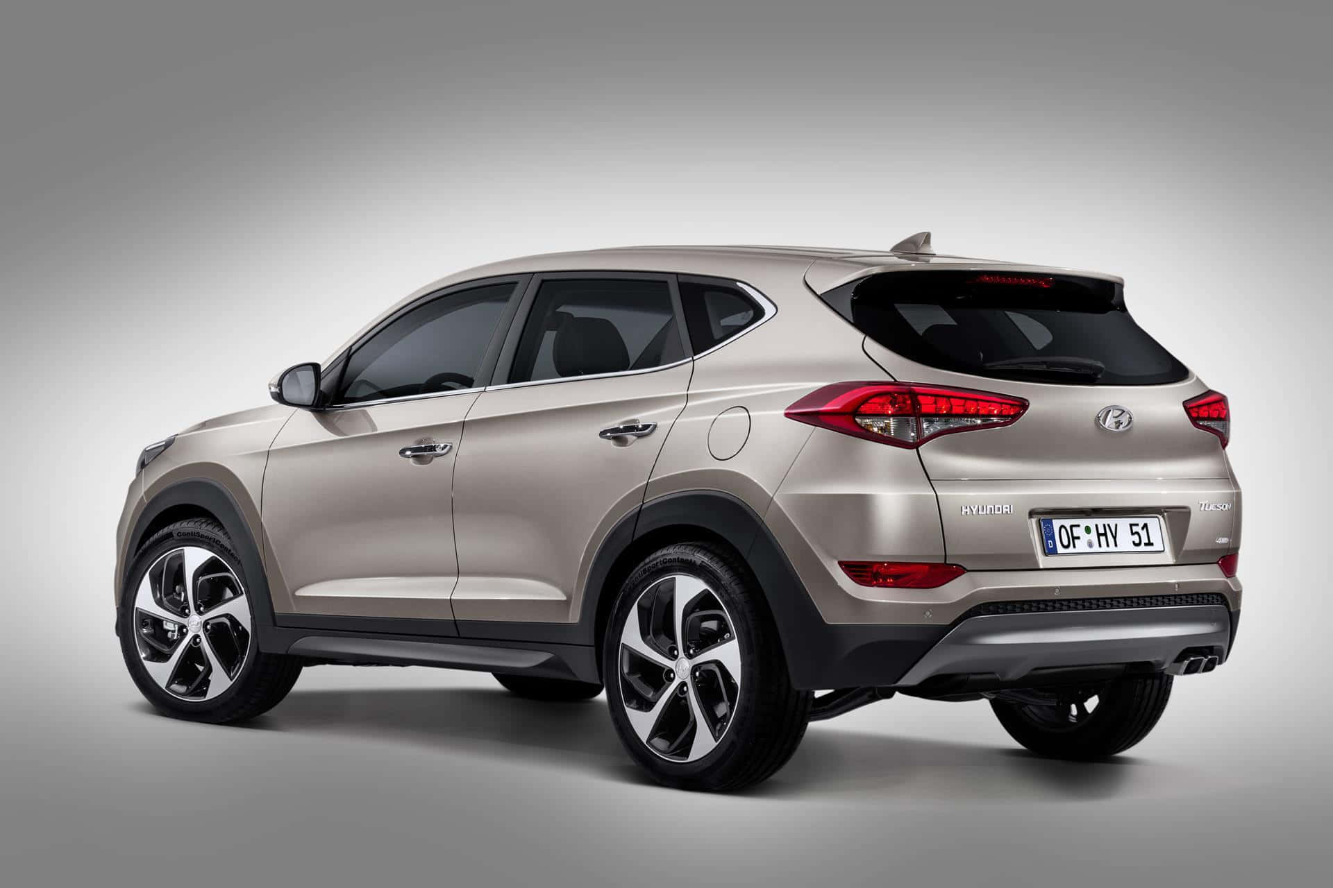 Hyundai Tucson, silver, studio shot, Full HD Desktop Wallpaper