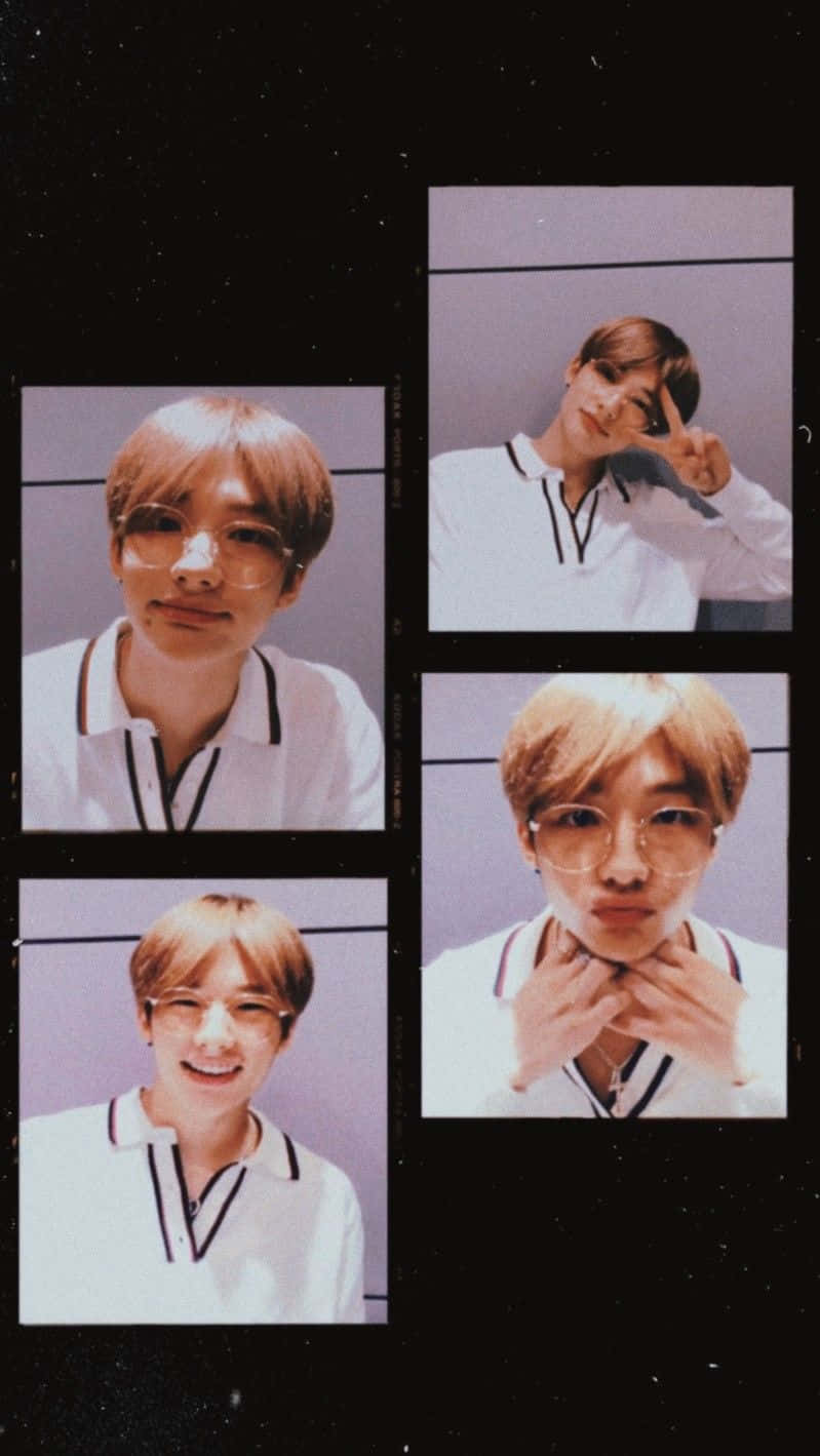 Hyunjin, South Korean Rapper, glasses, HD Phone Wallpaper