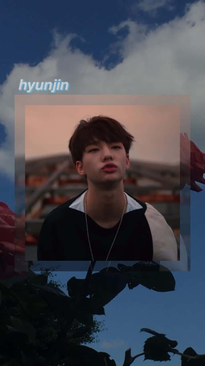 Hyunjin, South Korean Rapper, twilight sky, HD Phone Wallpaper