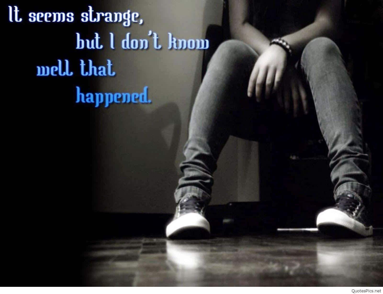 I Am Alone, dim light, jeans, HD Desktop Wallpaper