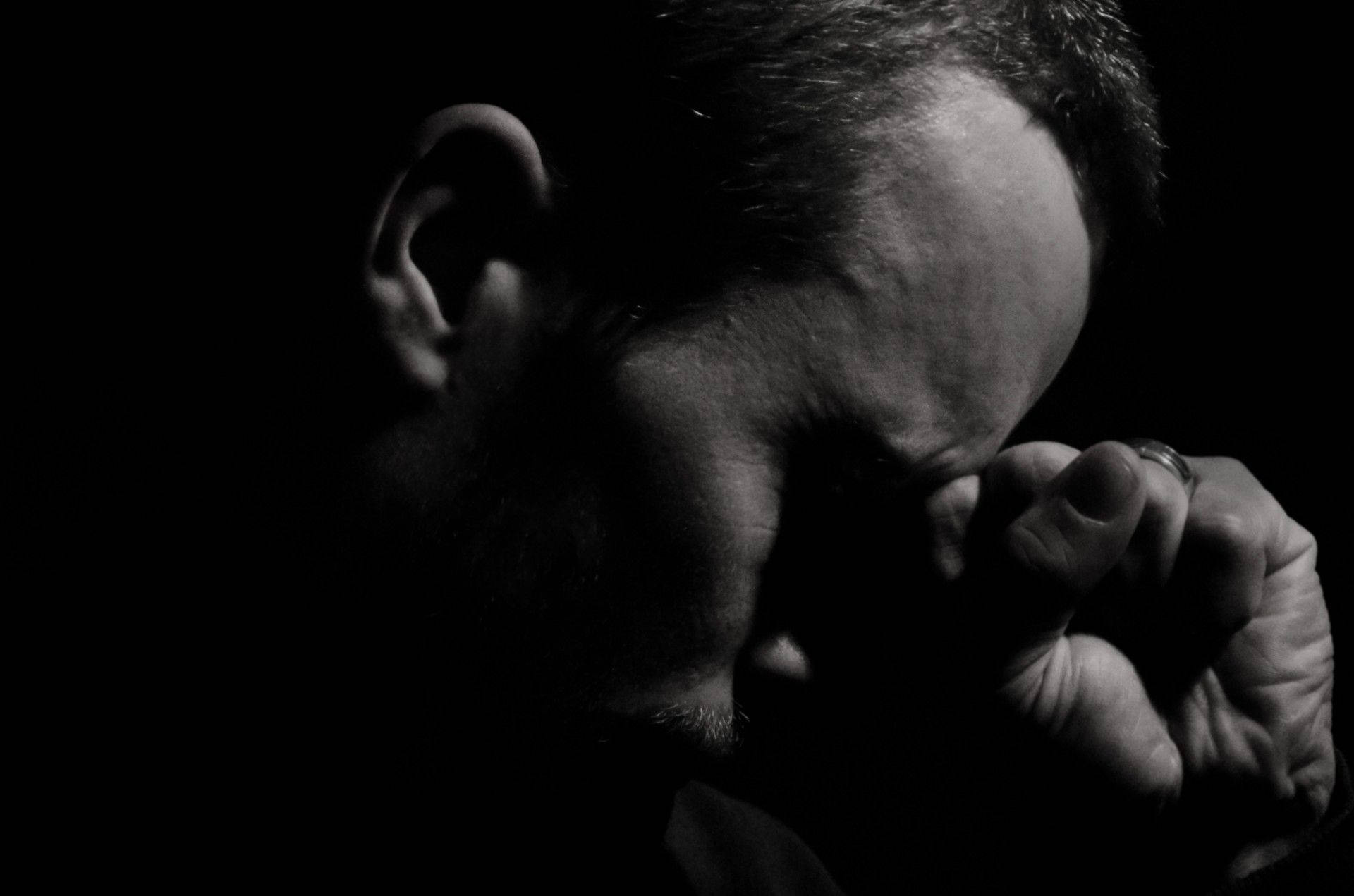 sad dark person, Solitary Figure Embracing Solitude, man in shadow, Full HD Desktop Wallpaper