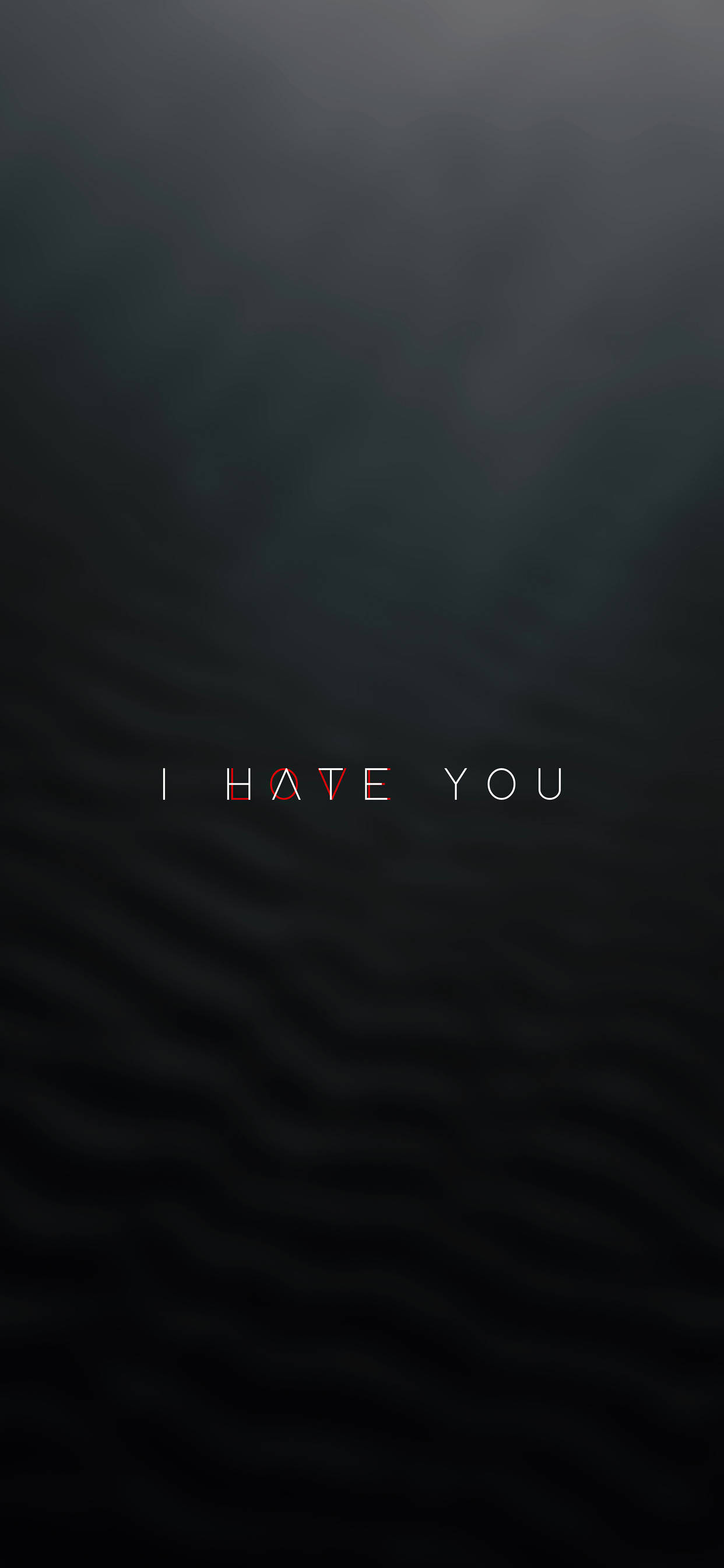 I Hate You, white letters, red letters, 2K Phone Wallpaper