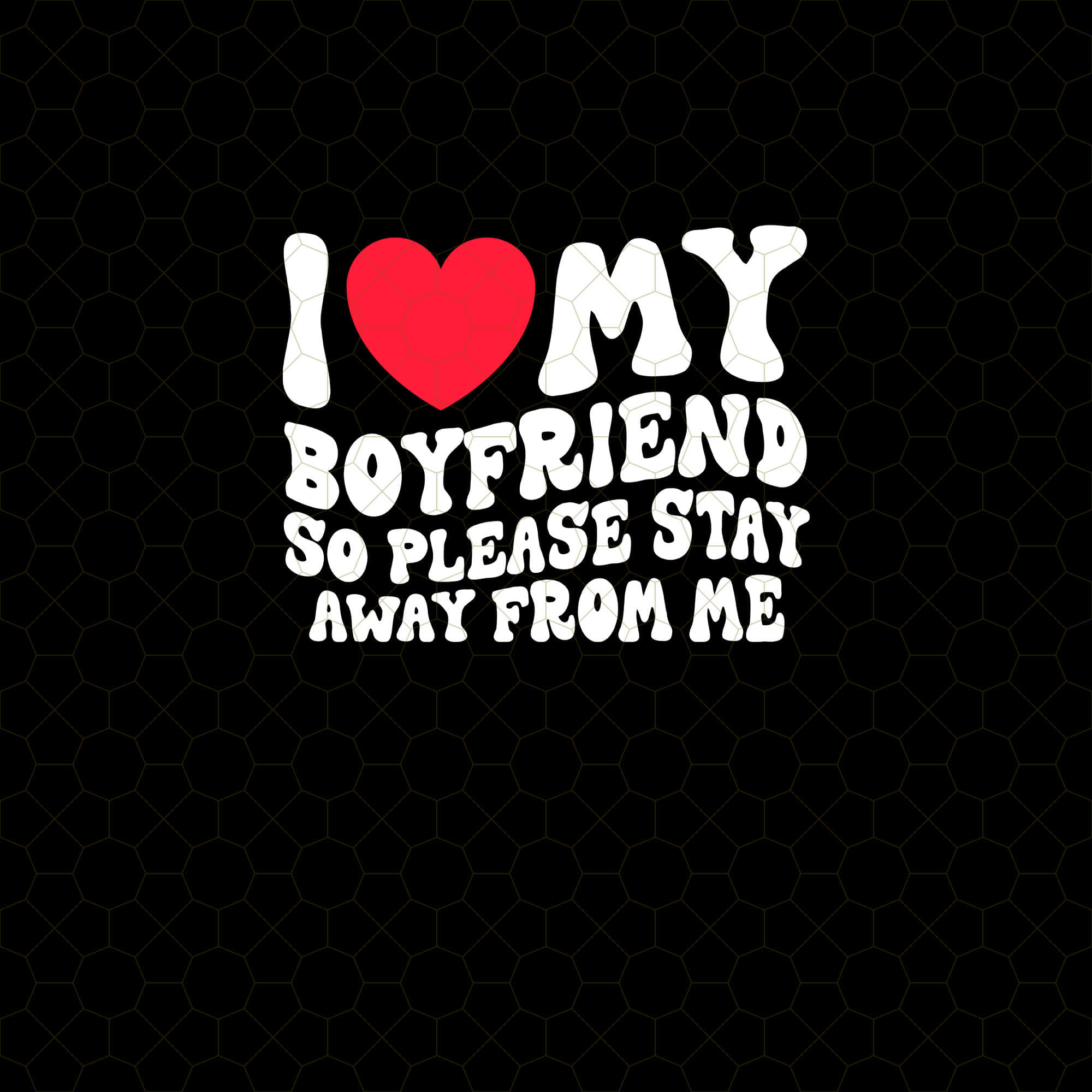 Love Warning Statement, white text, red heart, Full HD Desktop Wallpaper