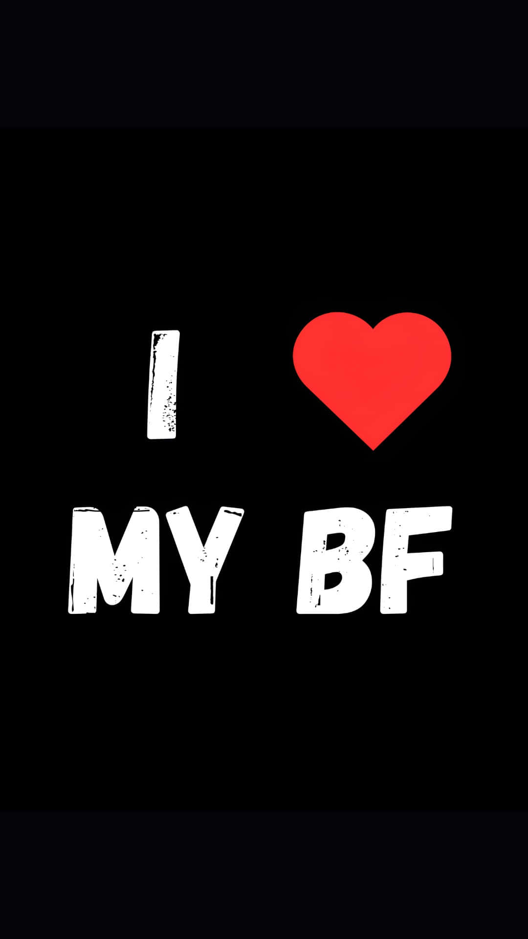 I Love My Boyfriend, white text, red heart, Full HD Phone Wallpaper