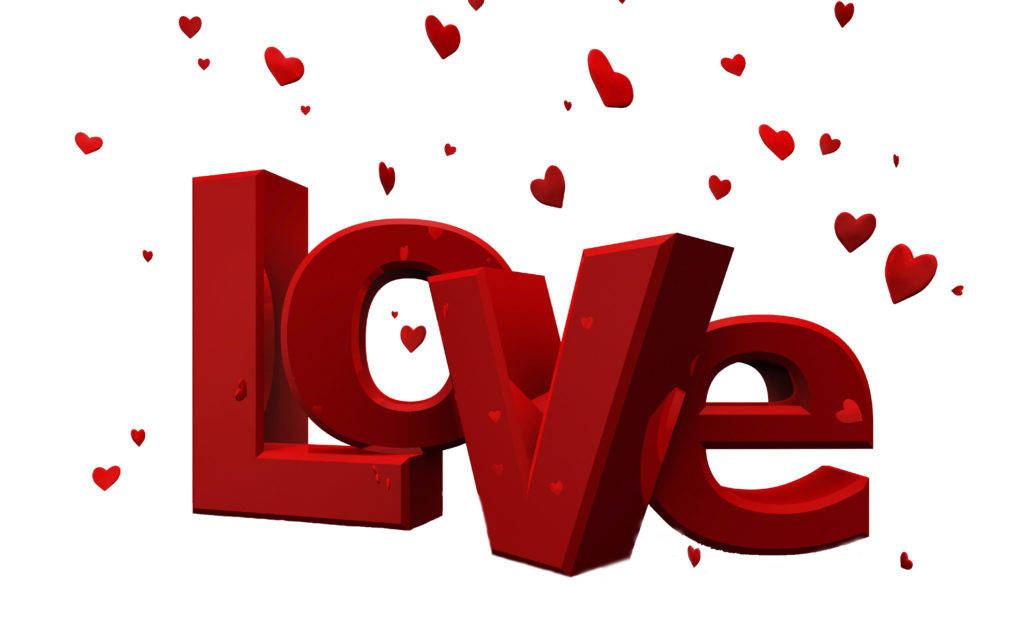 I Love You So Much, red text, white background, SD Desktop Wallpaper