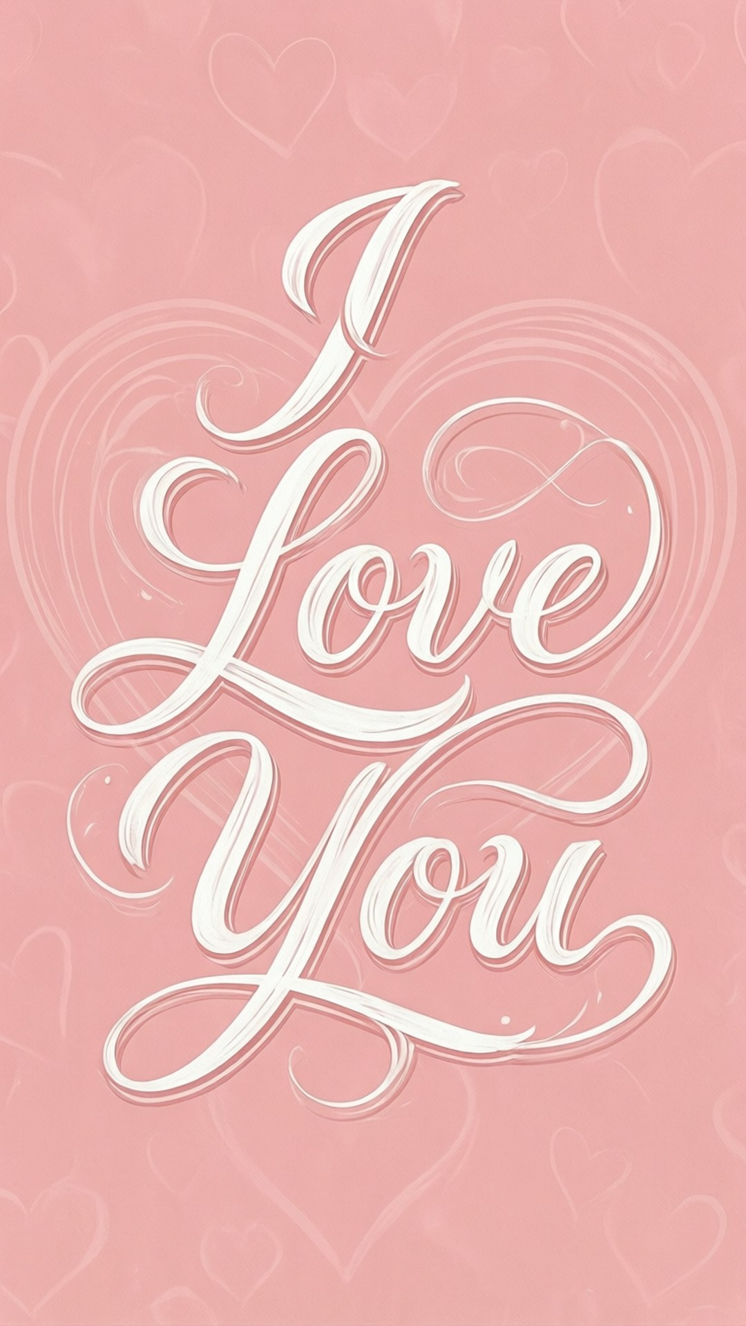 cursive love quote, I Love You, white calligraphy, Full HD Phone Wallpaper