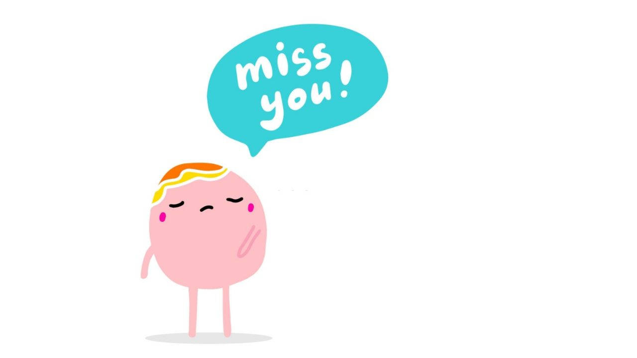 kawaii emoji, pink, cartoon character, HD Desktop Wallpaper