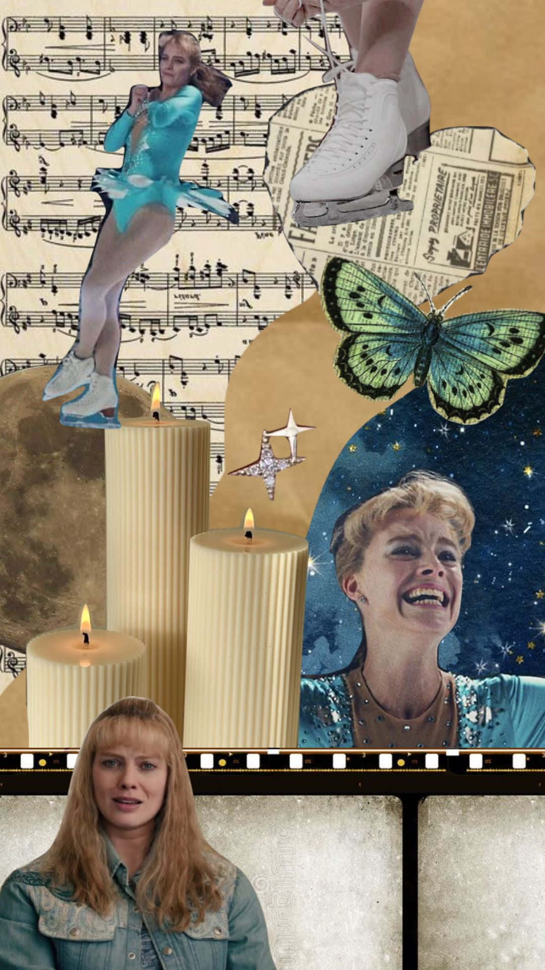 I Tonya, figure skater, sheet music, Full HD Phone Wallpaper