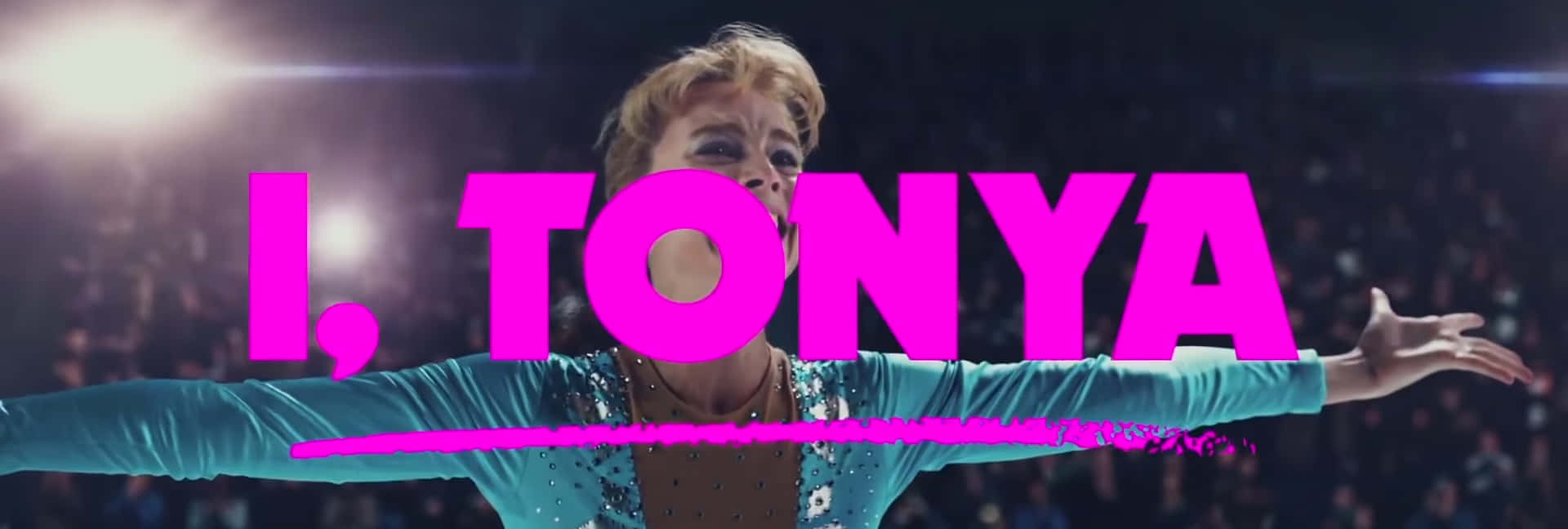 I Tonya, teal outfit, bright stage lights, Full HD Desktop Wallpaper