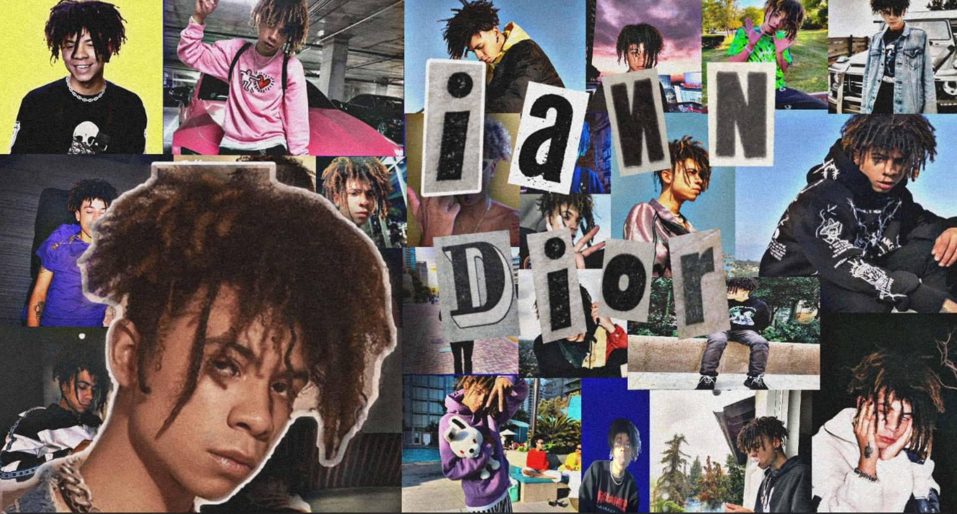 Iann Dior, collage, urban, HD Desktop Wallpaper