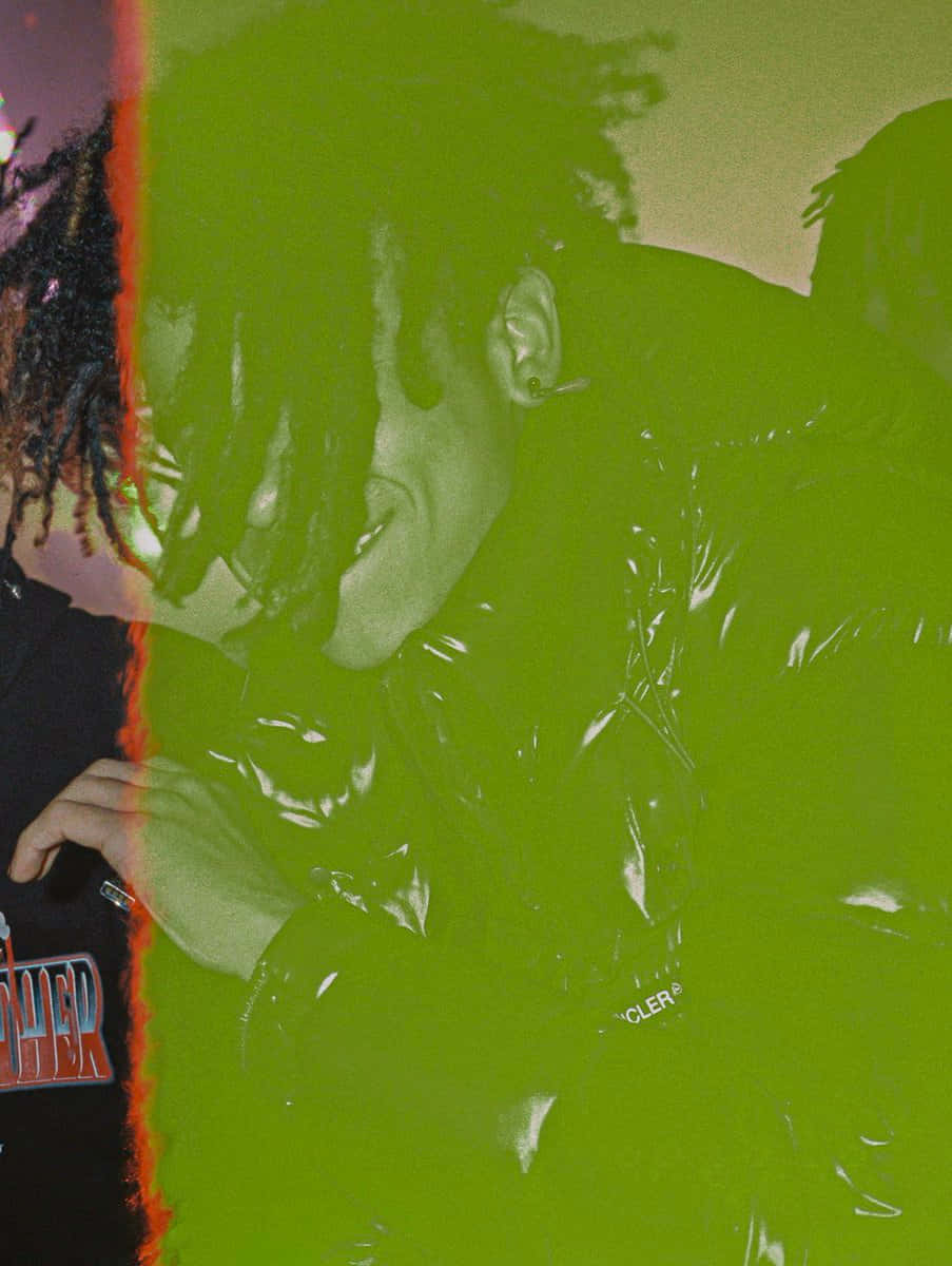 Iann Dior, dreadlocks, glossy black jacket, SD Phone Wallpaper