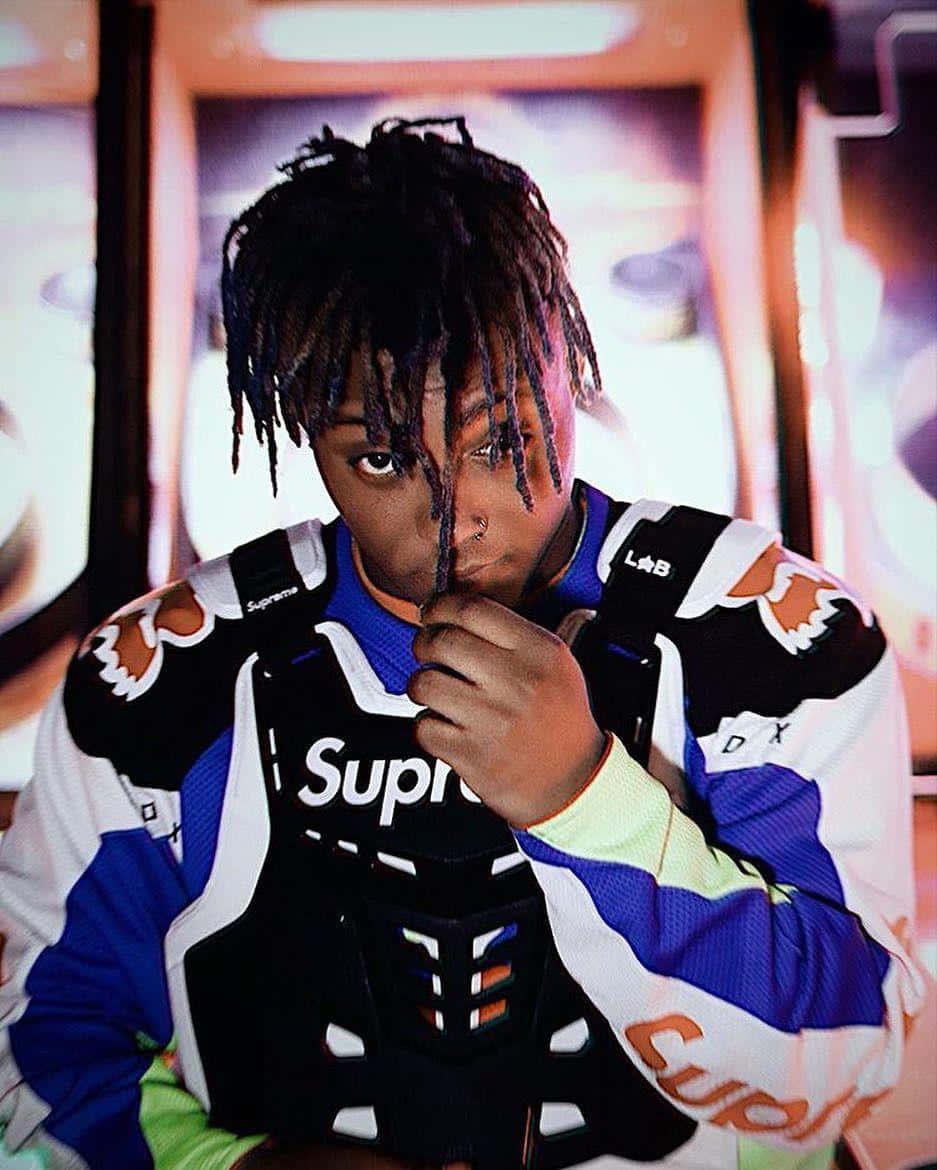 Iann Dior, dreadlocks, branded motocross jersey, SD Phone Wallpaper
