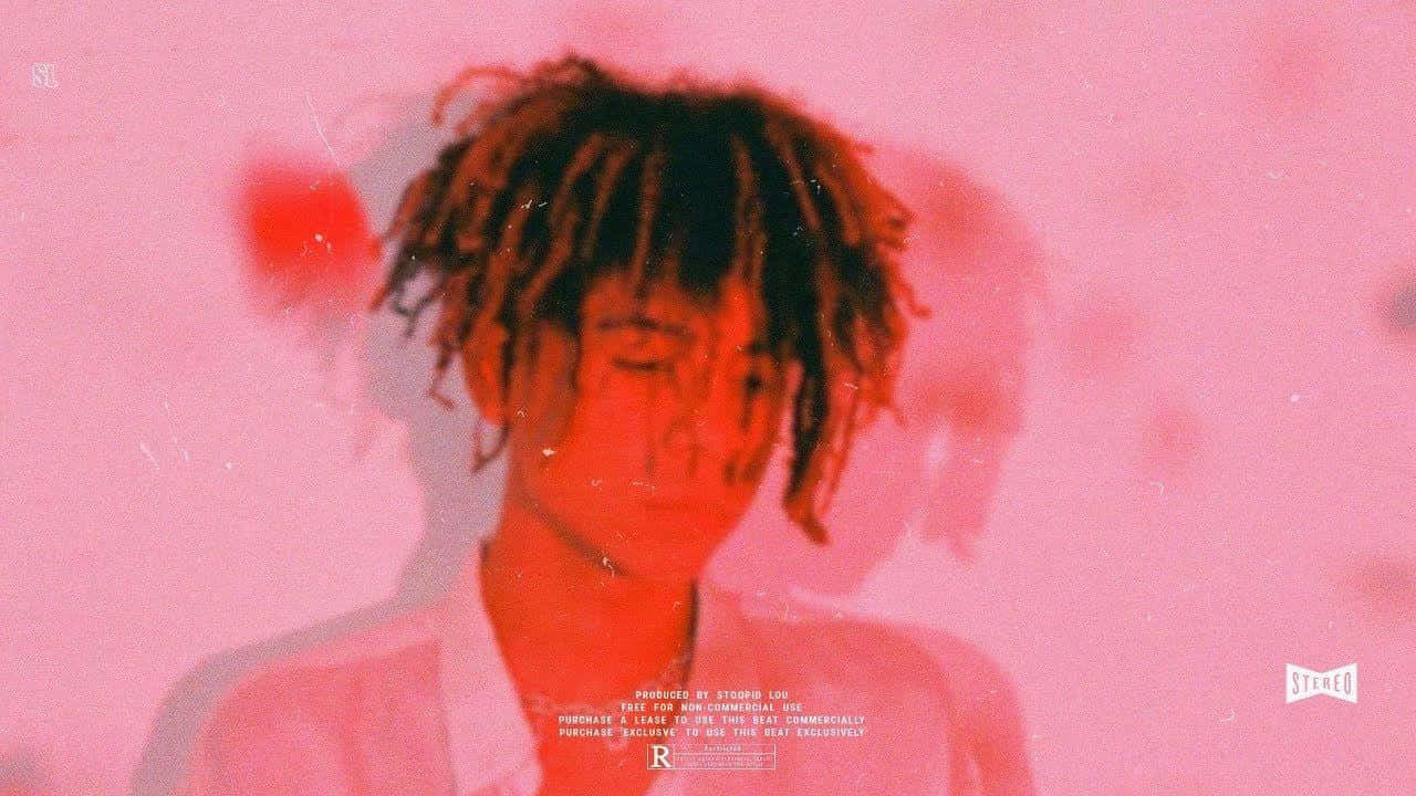 Iann Dior, dreadlocks, hazy pink background, HD Desktop Wallpaper
