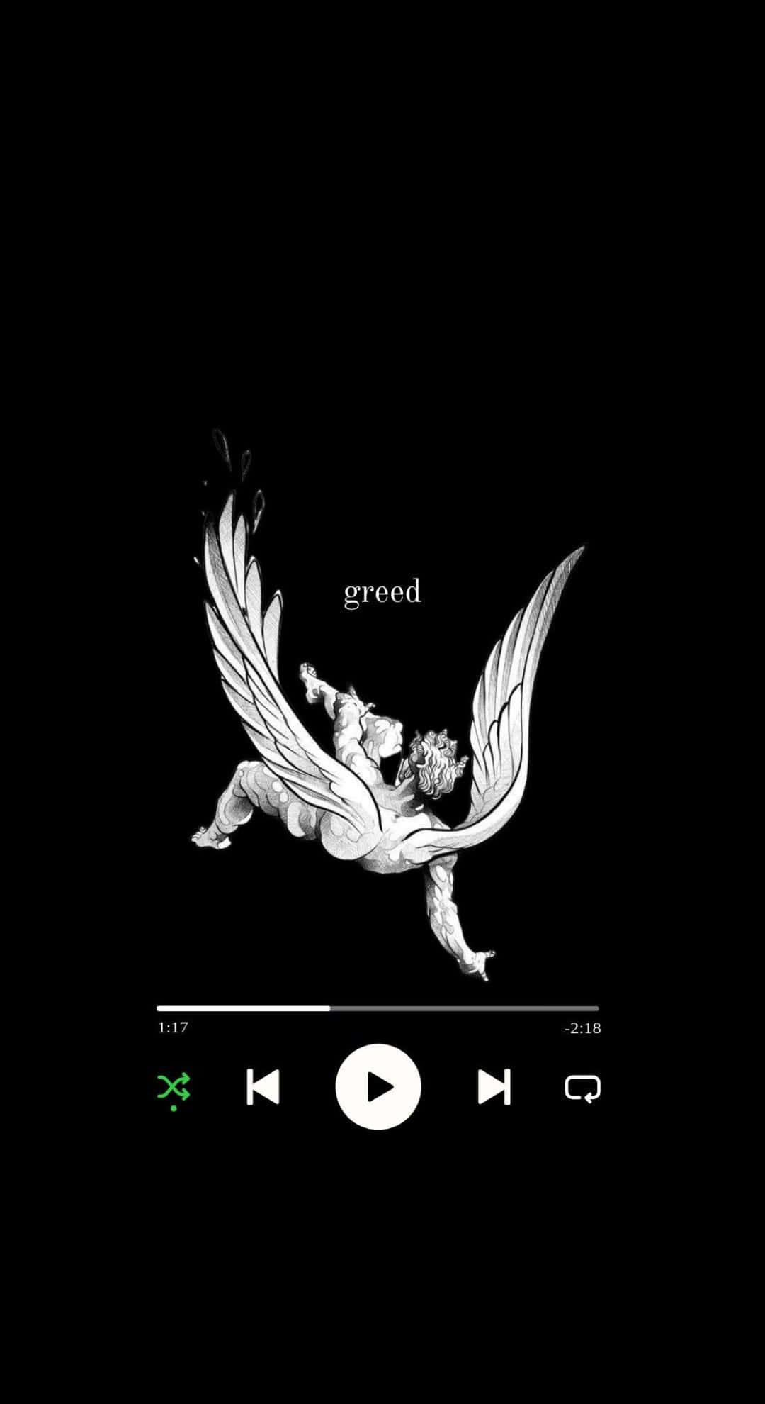 Icarus, greed, monochrome illustration, Full HD Phone Wallpaper