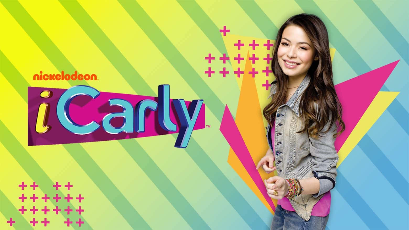 iCarly, young woman, colorful iCarly logo, HD Desktop Wallpaper