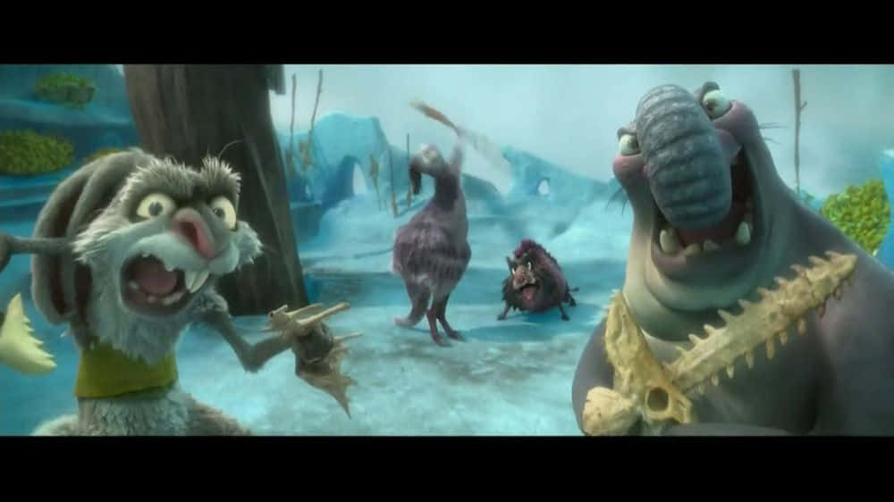 Squint, Ice Age: Continental Drift, cartoon animals, SD Desktop Wallpaper