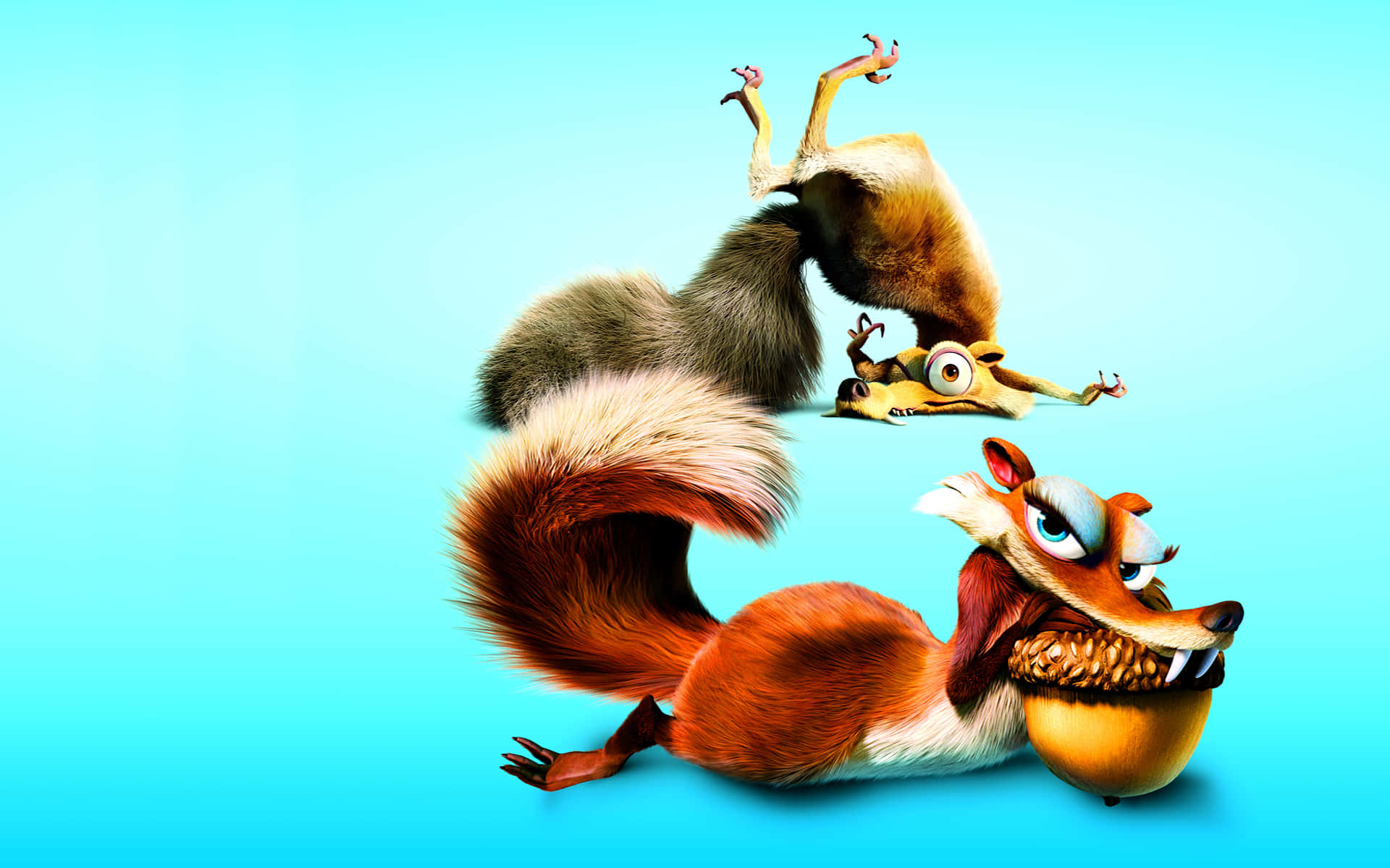 Ice Age Dawn Of The Dinosaurs, female squirrel, acorn, Full HD Desktop Wallpaper