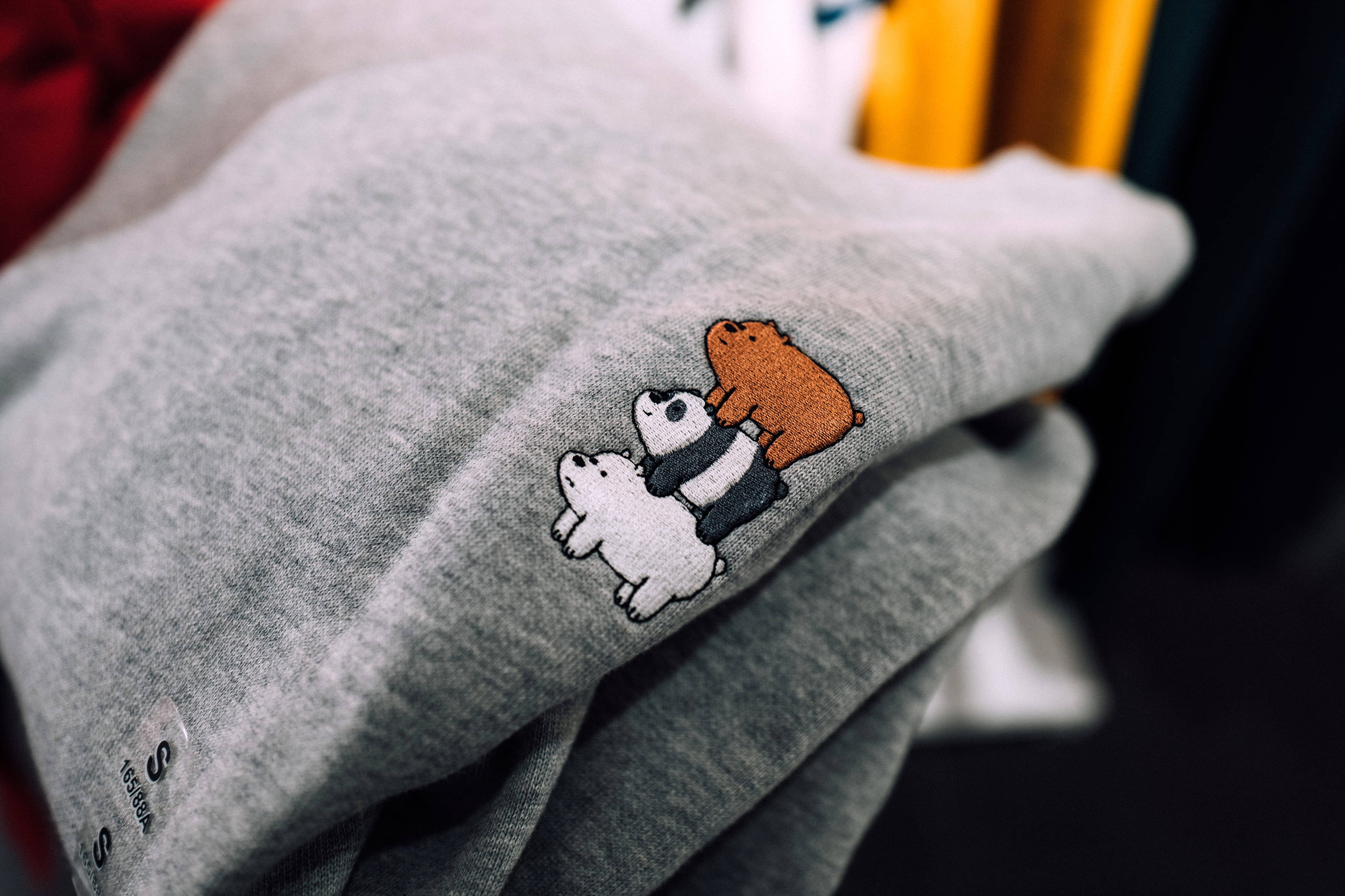 Ice Bear, gray hoodie, cartoon bears, 4K Desktop Wallpaper