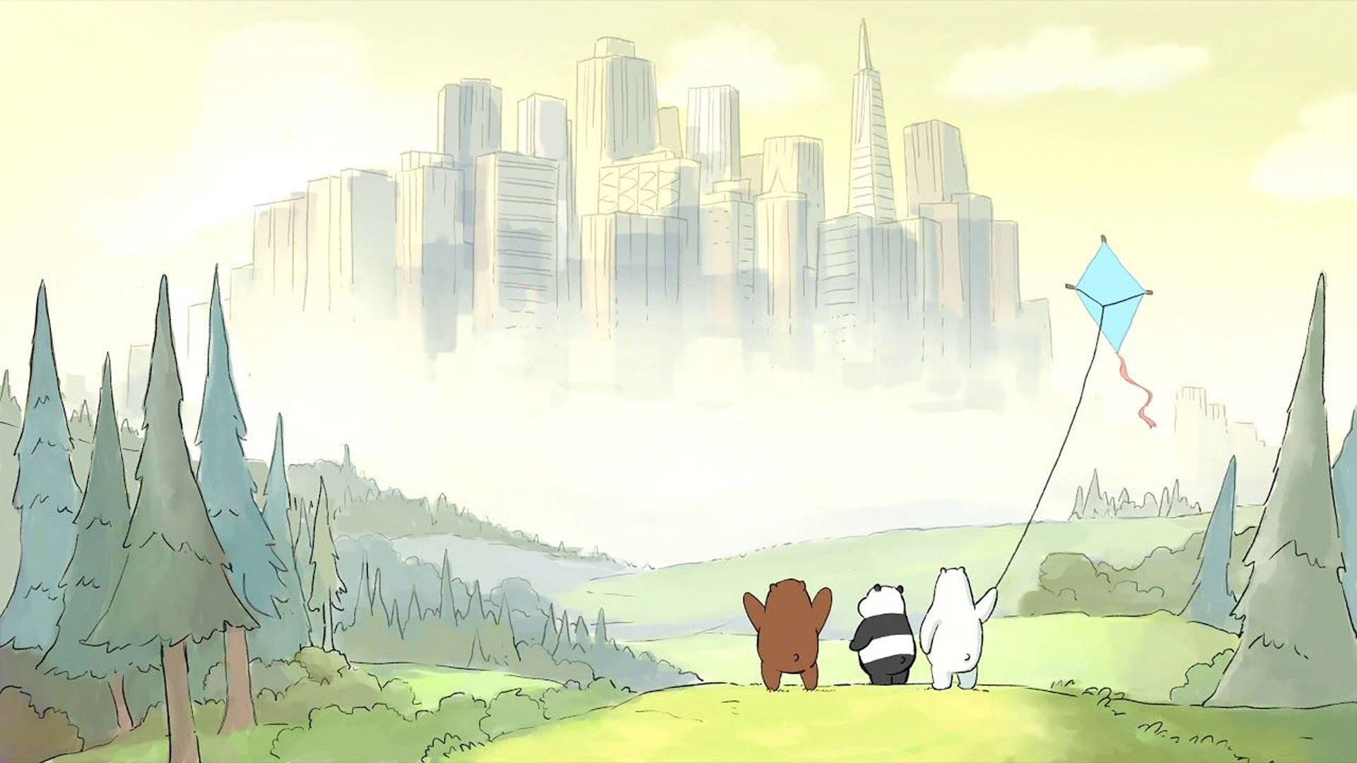 Ice Bear, panda, grizzly, Full HD Desktop Wallpaper