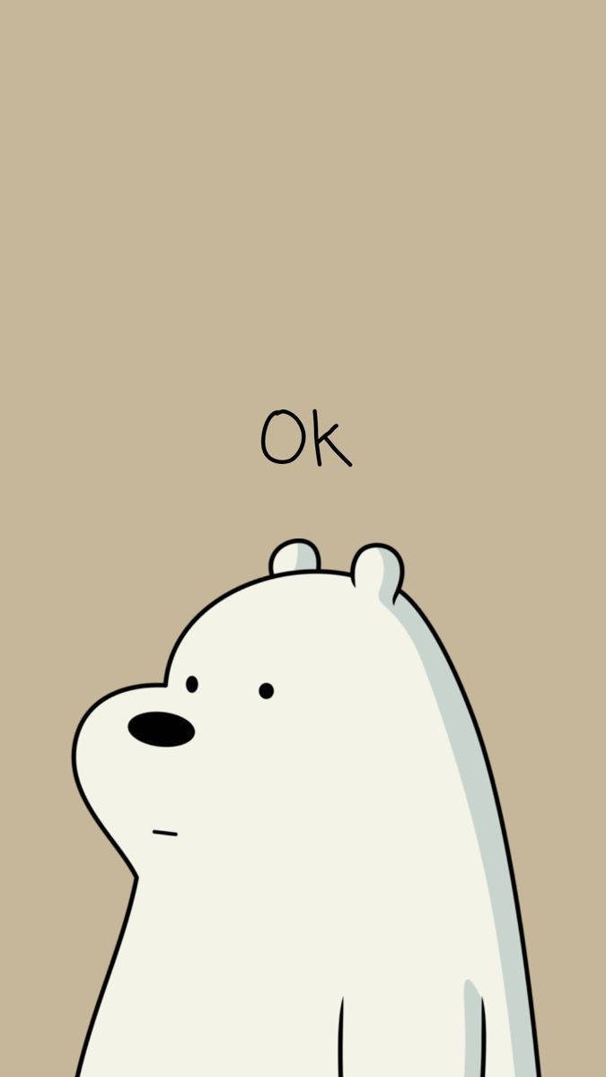 Ice Bear, cartoon aesthetic, iPhone, SD Phone Wallpaper