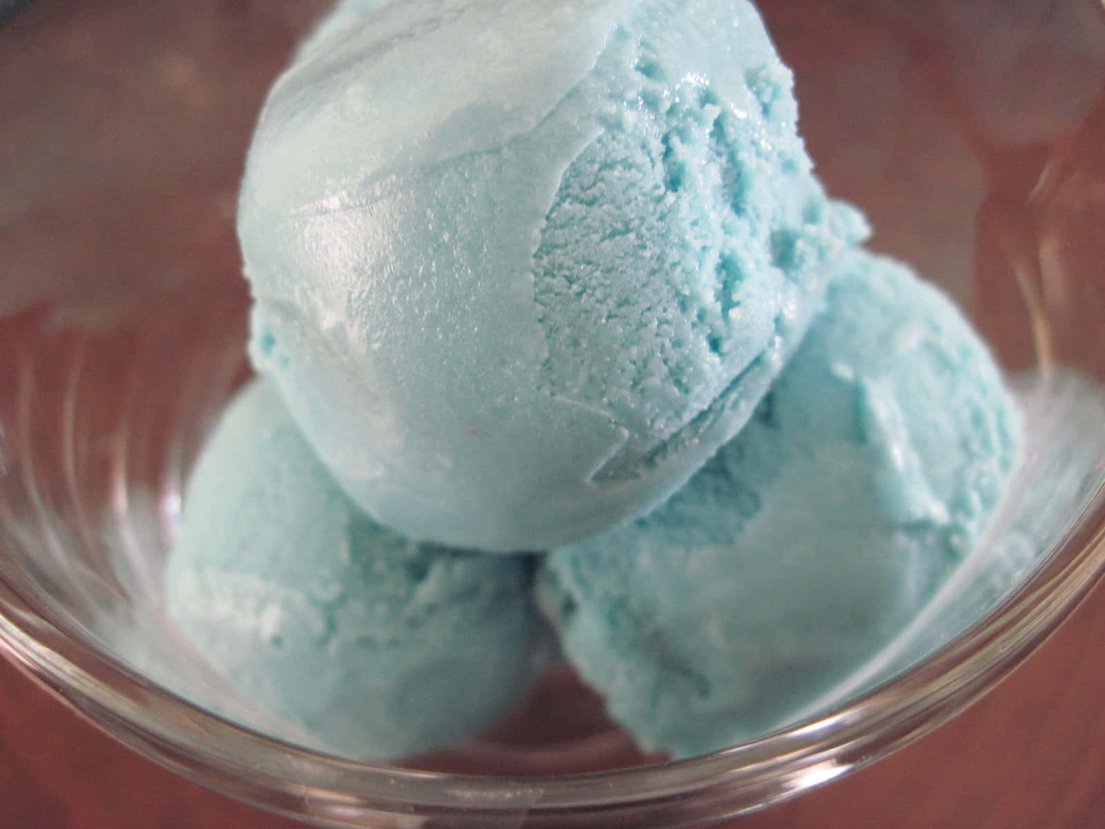 Ice Blue, light blue ice cream, clear glass bowl, HD Desktop Wallpaper