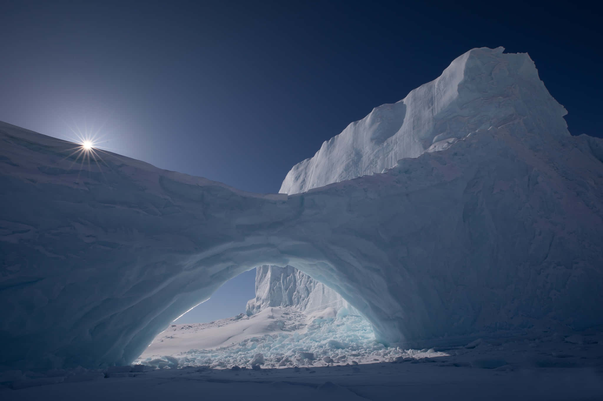 Ice Blue, 2048 x 1365, ice arch, Full HD Desktop Wallpaper
