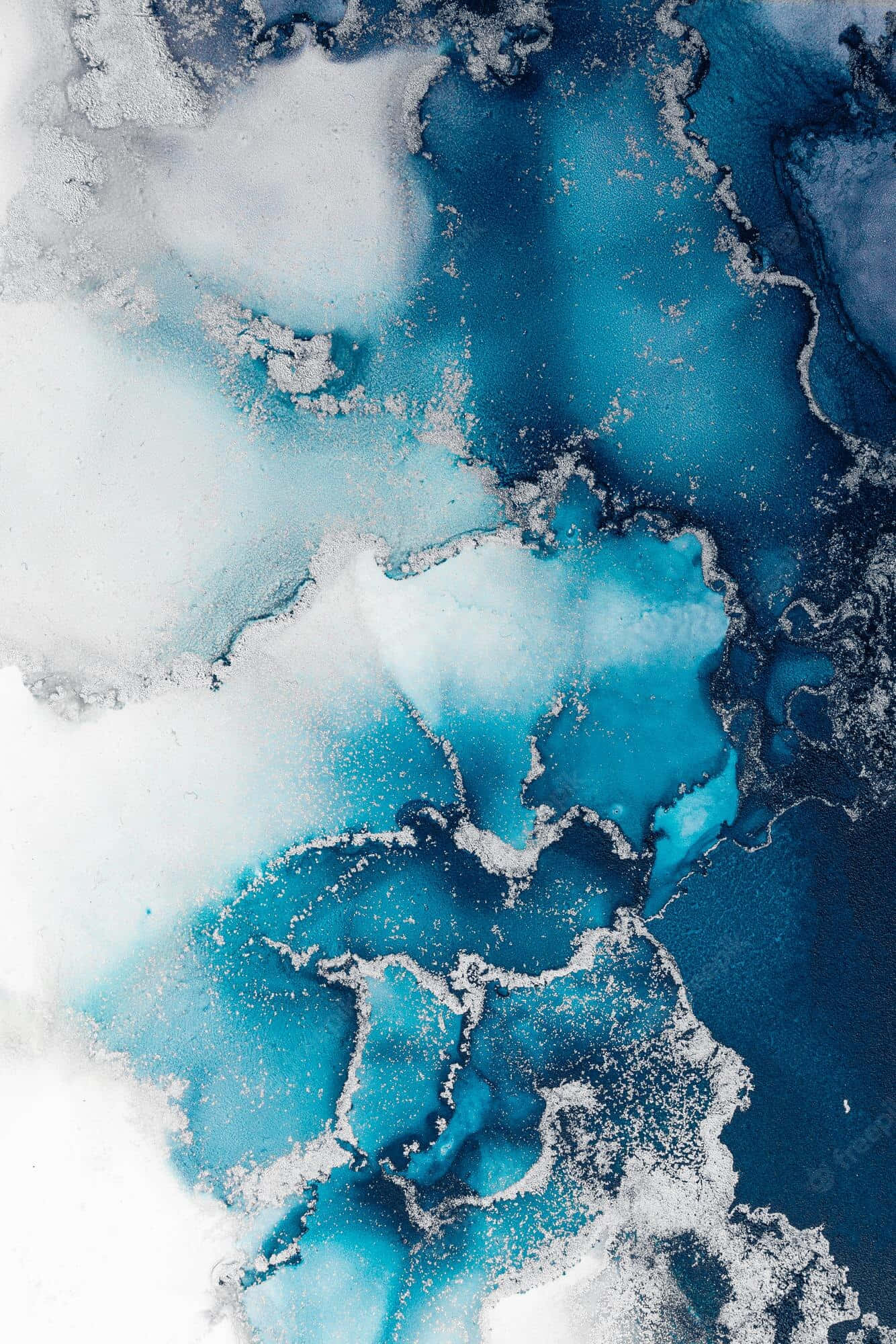 blue, white, iceberg, Full HD Phone Wallpaper