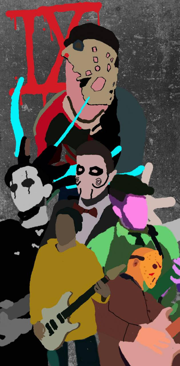 Ice Nine Kills, guitarist, horror movie villains, HD Phone Wallpaper