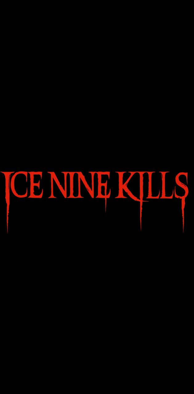 Ice Nine Kills, iPhone, red dripping text, HD Phone Wallpaper