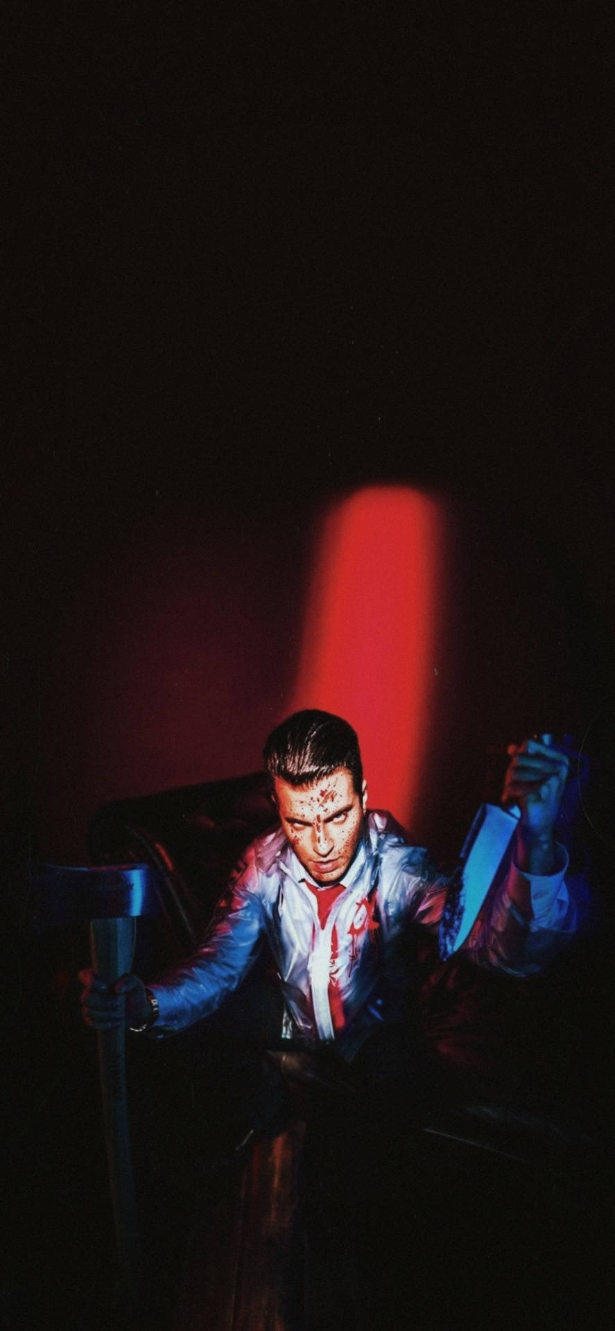 Ice Nine Kills, bloodied man, suit, Full HD Phone Wallpaper
