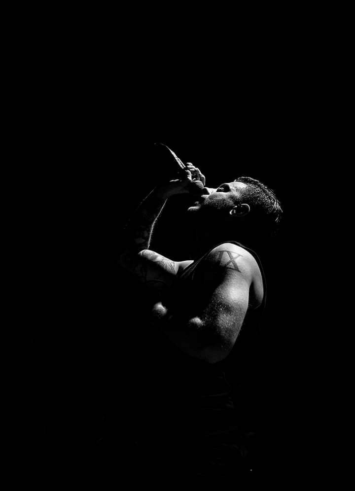 Ice Nine Kills, microphone, spotlight, SD Phone Wallpaper