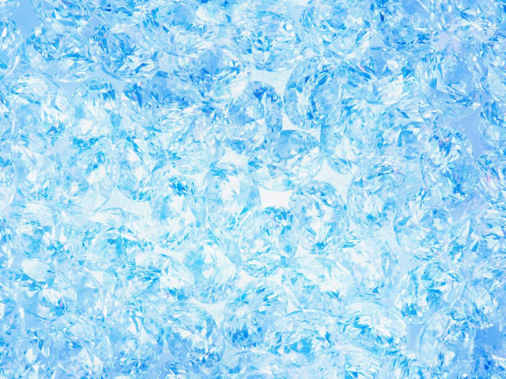 blue ice crystals, blue diamonds, icy brilliance, SD Desktop Wallpaper