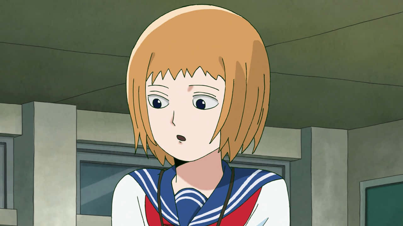 Ichi Mezato, anime girl, short blonde hair, HD Desktop Wallpaper