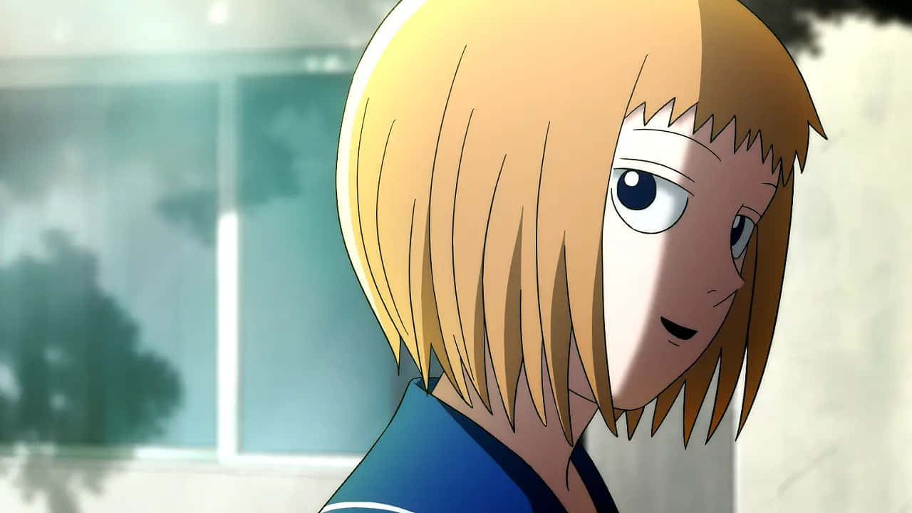 Ichi Mezato, blonde hair, blue eyes, HD Desktop Wallpaper