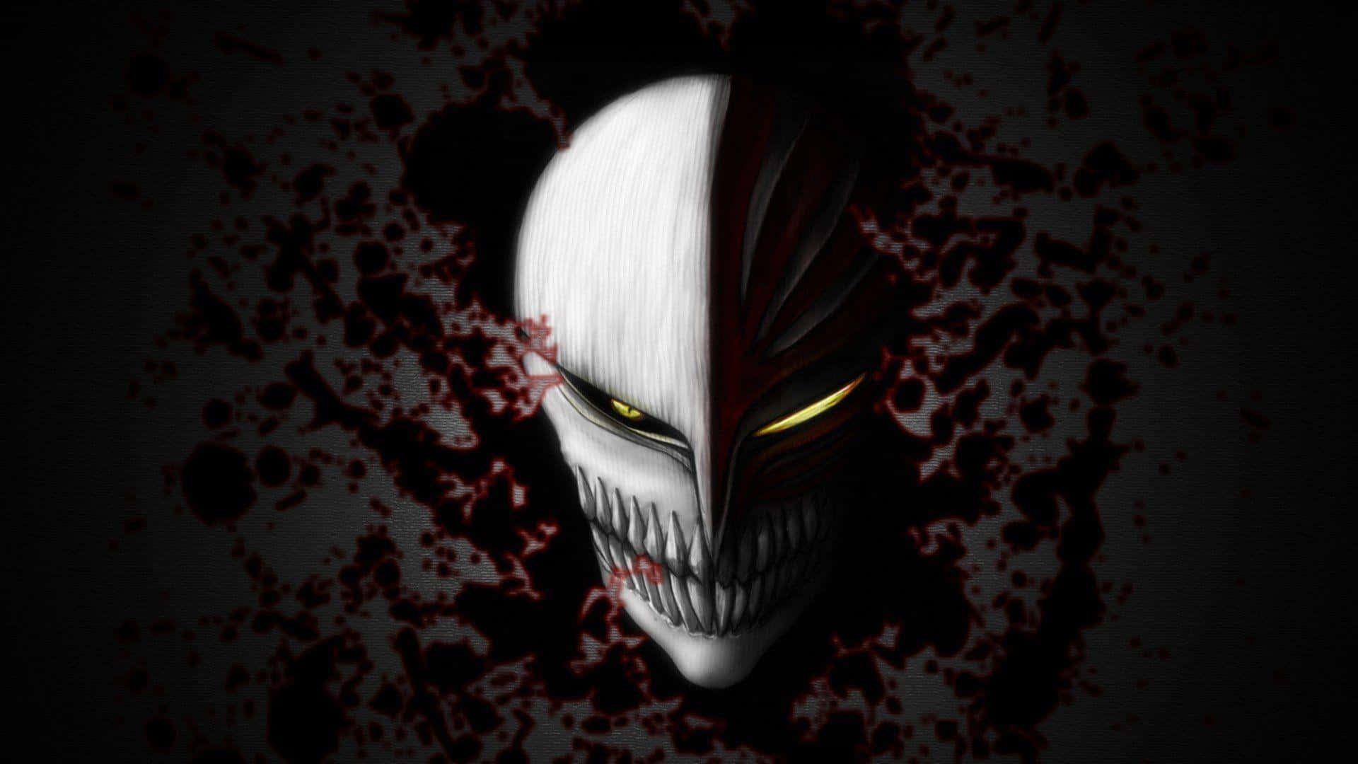 Ichigo, mask, white and red, Full HD Desktop Wallpaper
