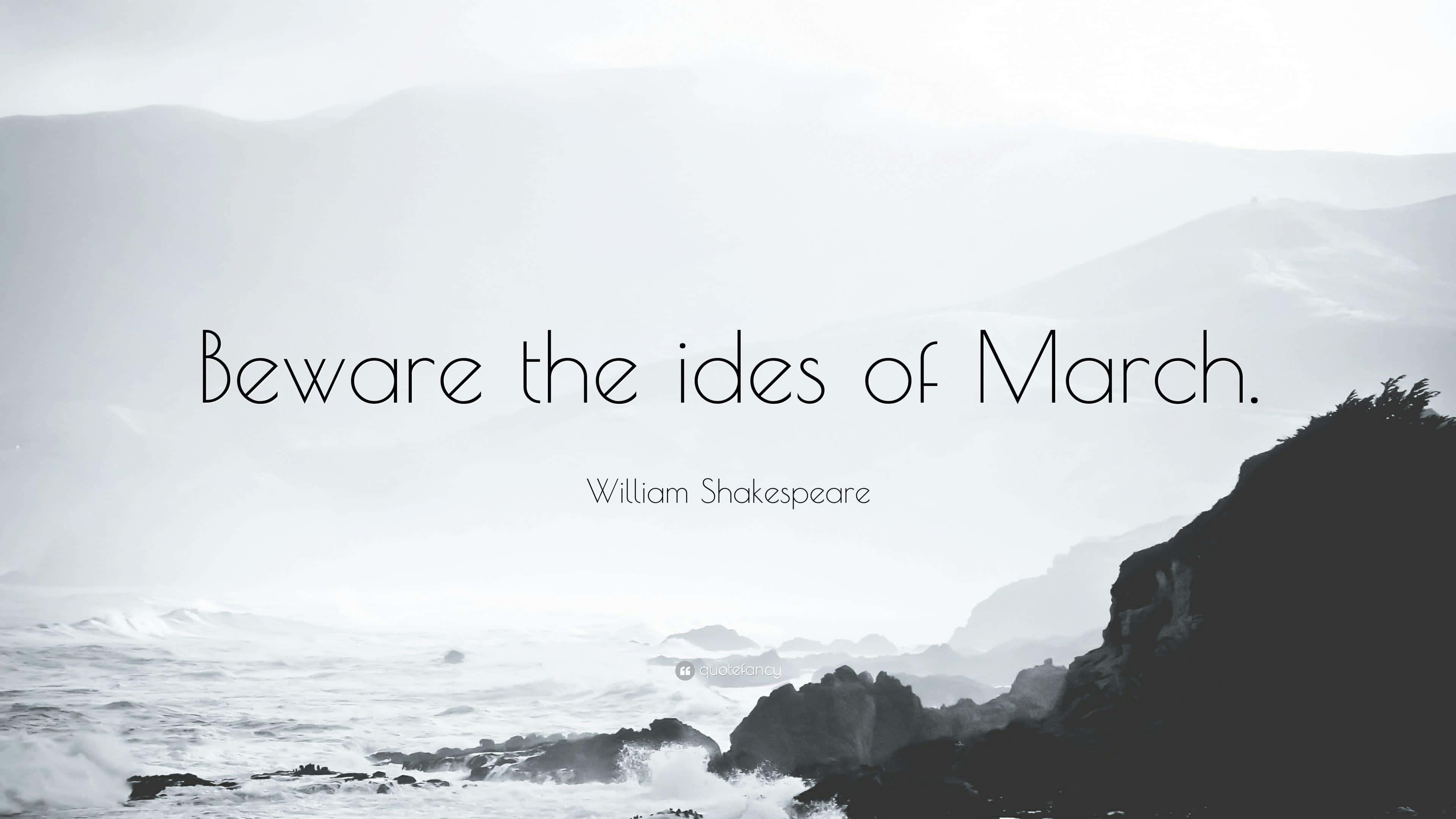 Ides Of March, gray sky, misty coastal cliffs, 4K Desktop Wallpaper