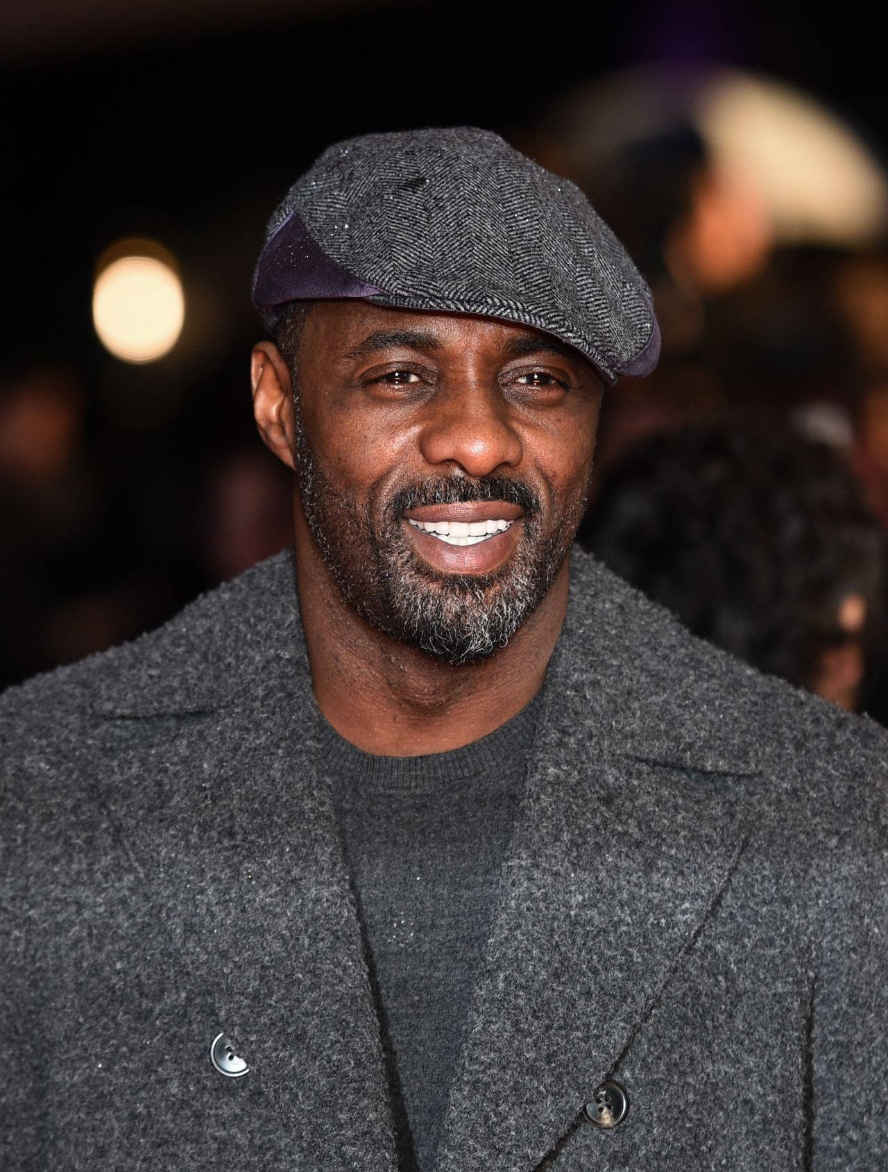 Idris Elba, newsboy cap, grey herringbone flat cap, HD Phone Wallpaper