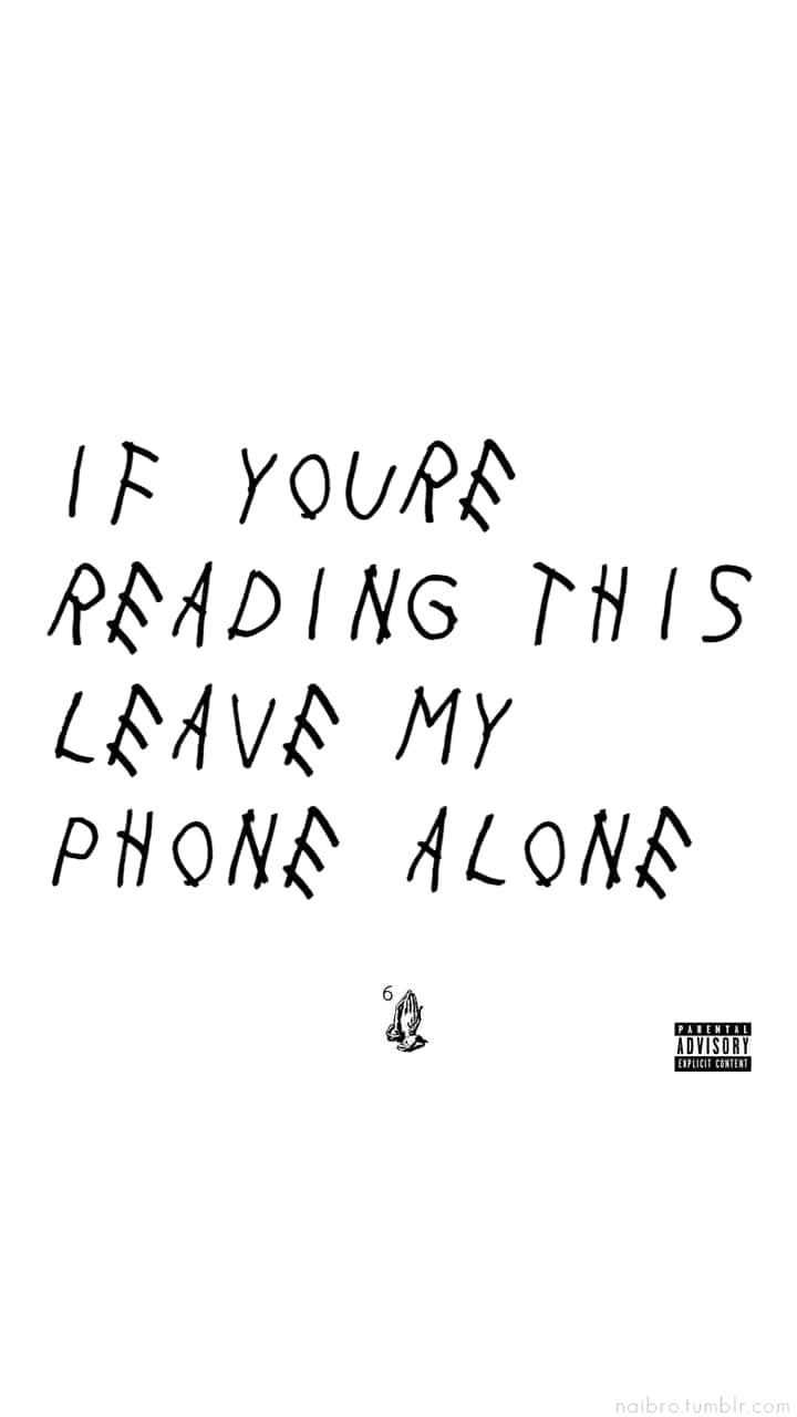IF YOU'RE READING THIS LEAVE MY PHONE ALONE, praying hands icon, parental advisory label, HD Phone Wallpaper