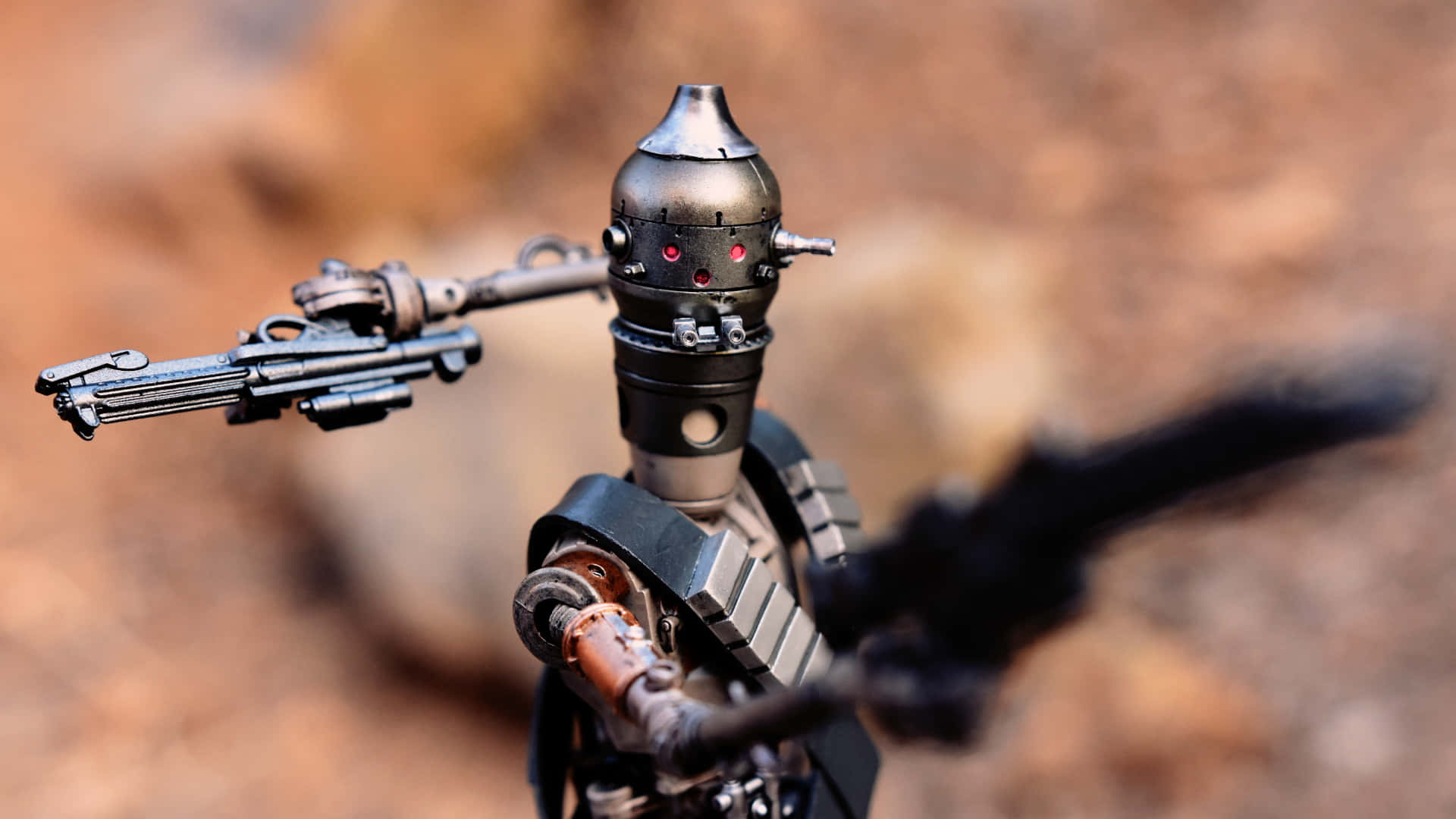 IG-88, droid figure, blaster, Full HD Desktop Wallpaper