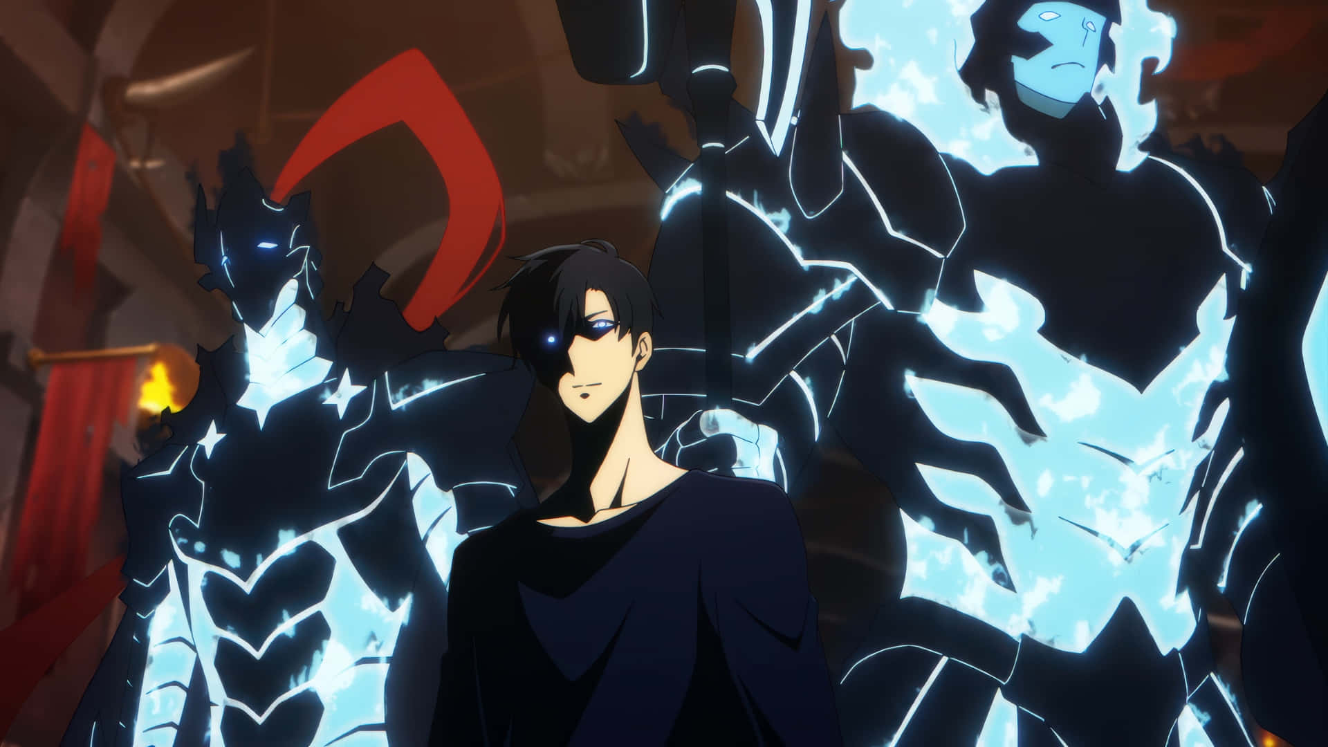 Igris, anime character spotlight, dark-haired anime man, Full HD Desktop Wallpaper