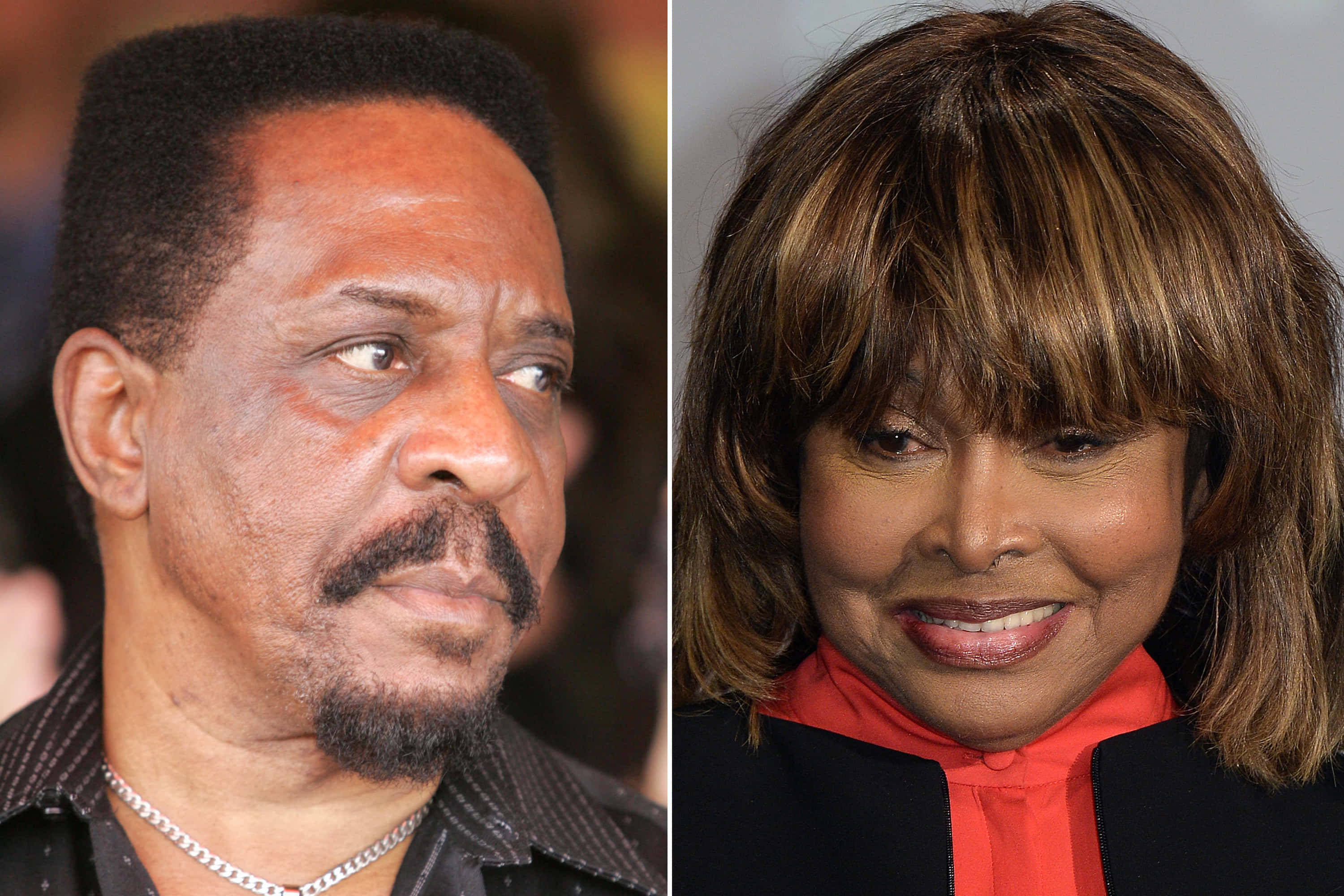 Ike And Tina Turner, mustache, chain necklace, 2K Desktop Wallpaper