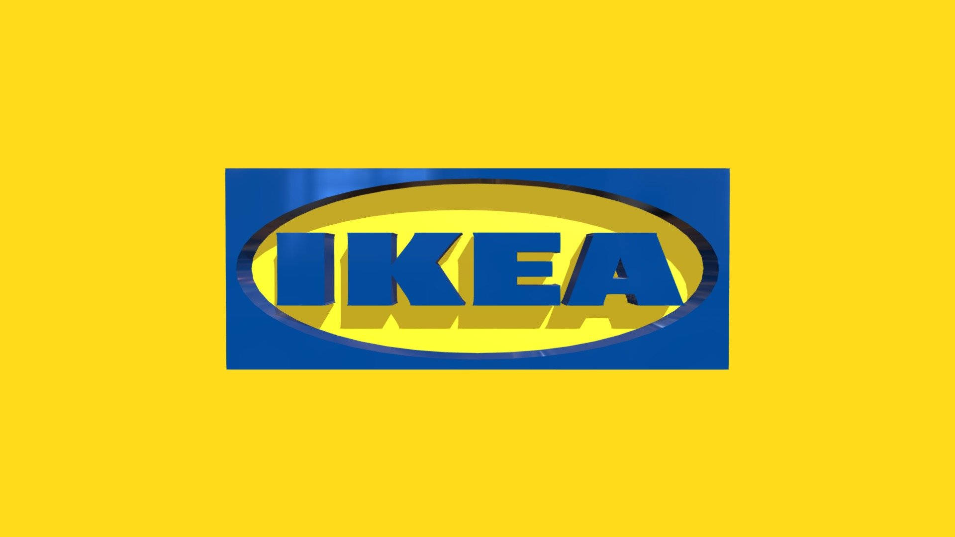 IKEA, yellow, blue, Full HD Desktop Wallpaper