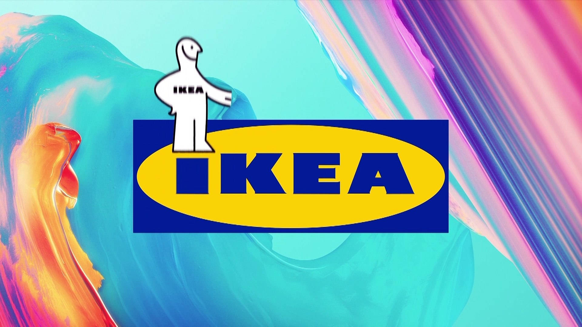 IKEA, vivid, white background, Full HD Desktop Wallpaper