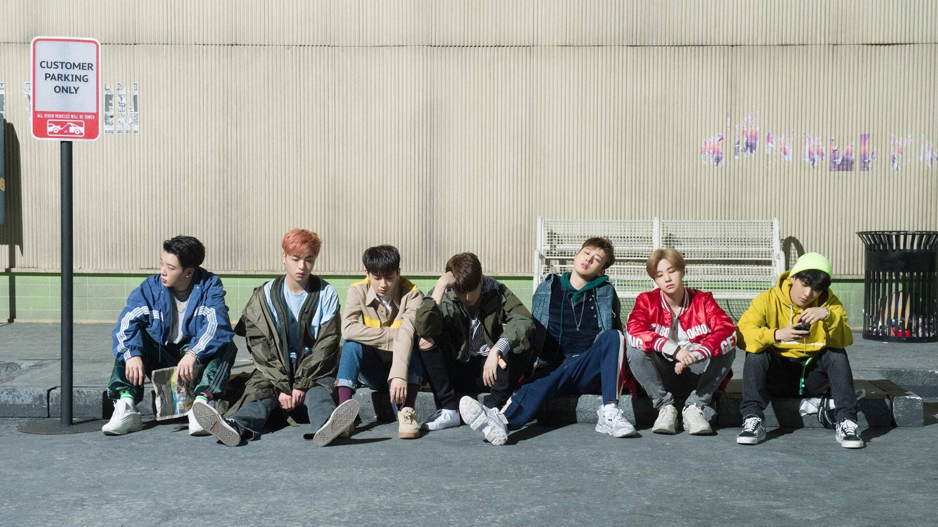 Ikon, parking lot, Customer Parking Only sign, Full HD Desktop Wallpaper