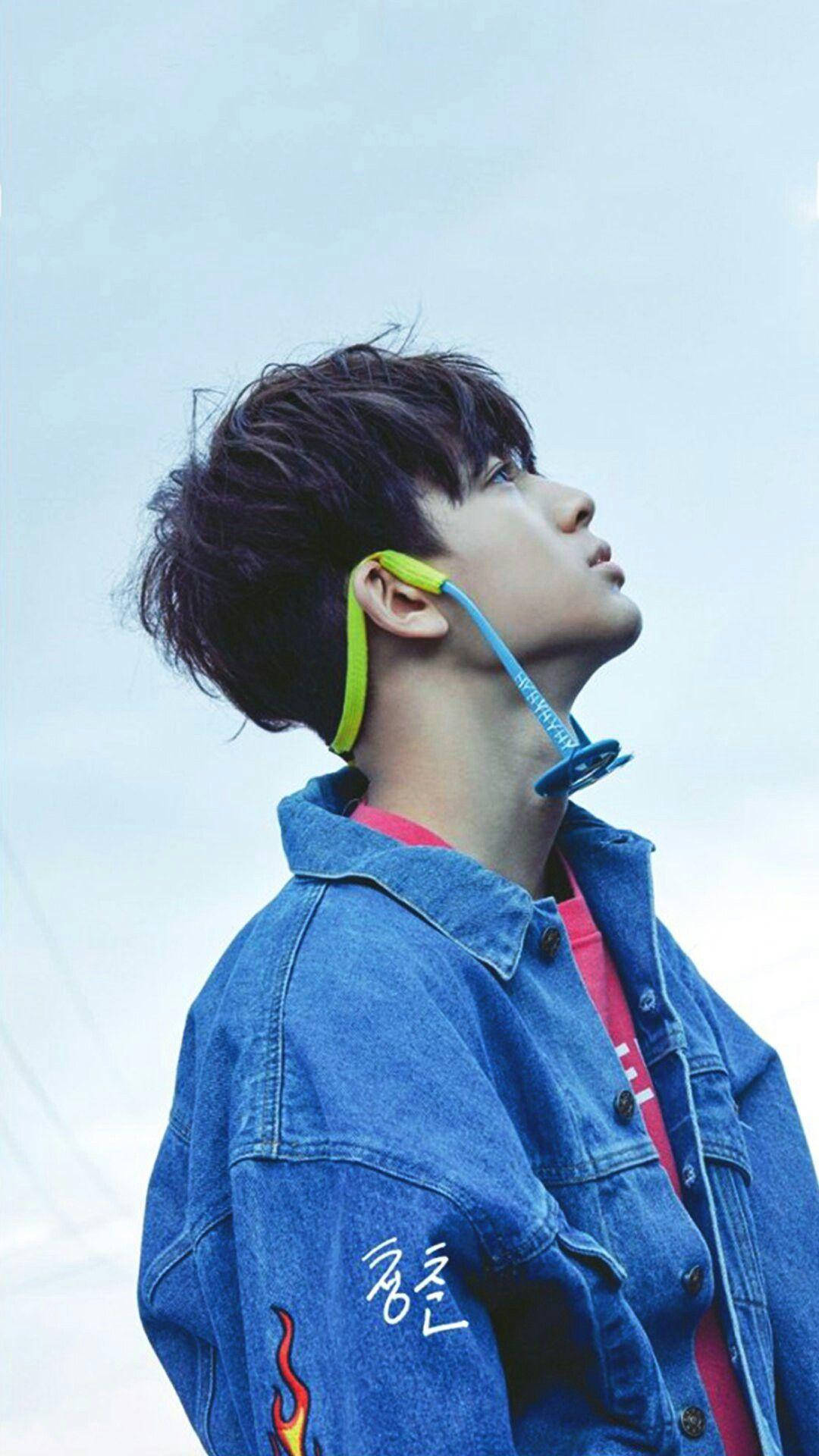 IKon, Youth Song, denim jacket, Full HD Phone Wallpaper