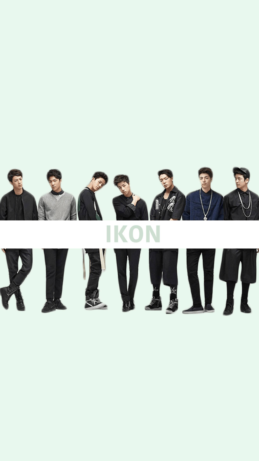 IKON, minimalist ikon style, dark casual wear, Full HD Phone Wallpaper