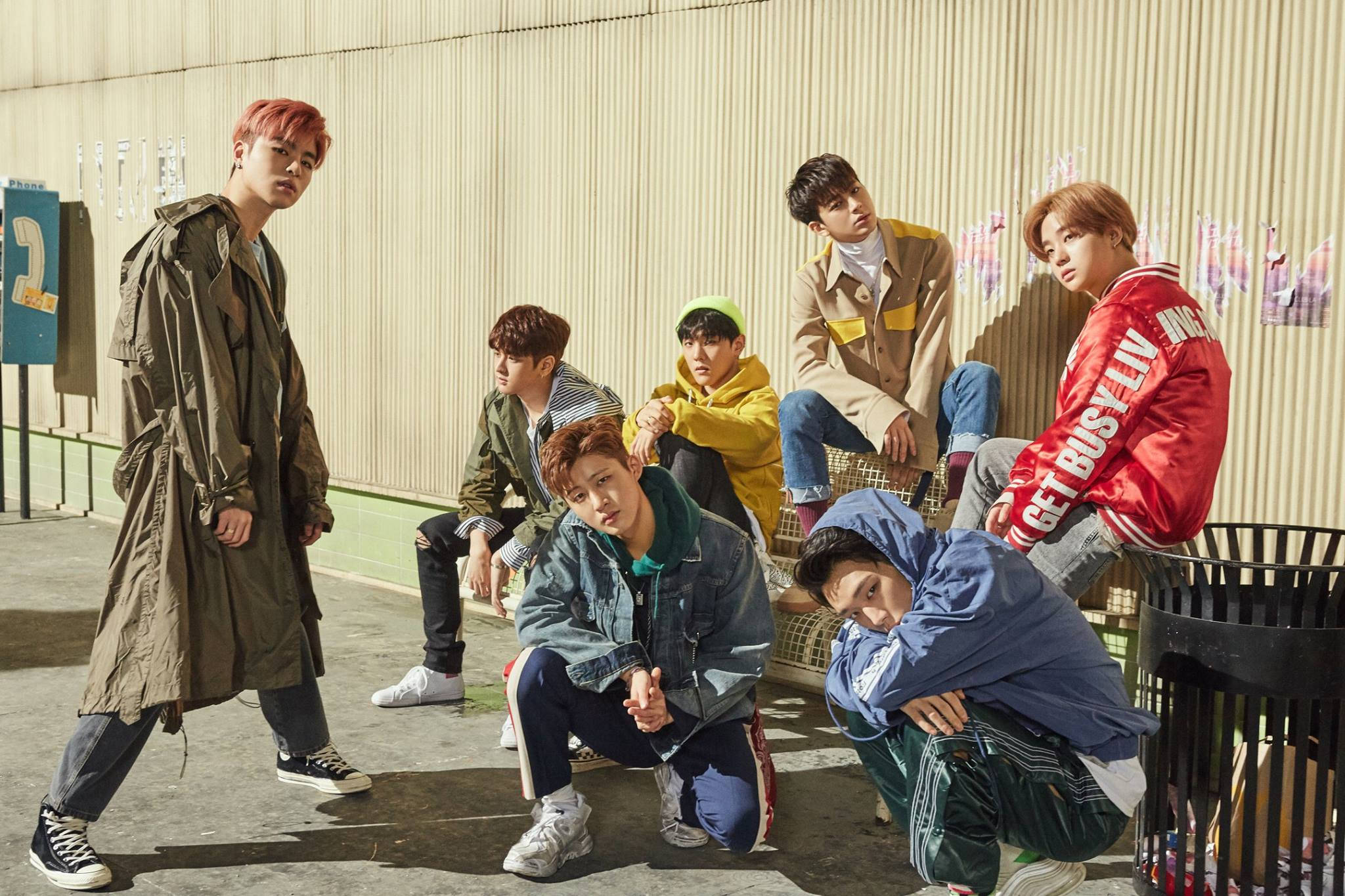 IKon, urban streetwear, corrugated metal wall, Full HD Desktop Wallpaper
