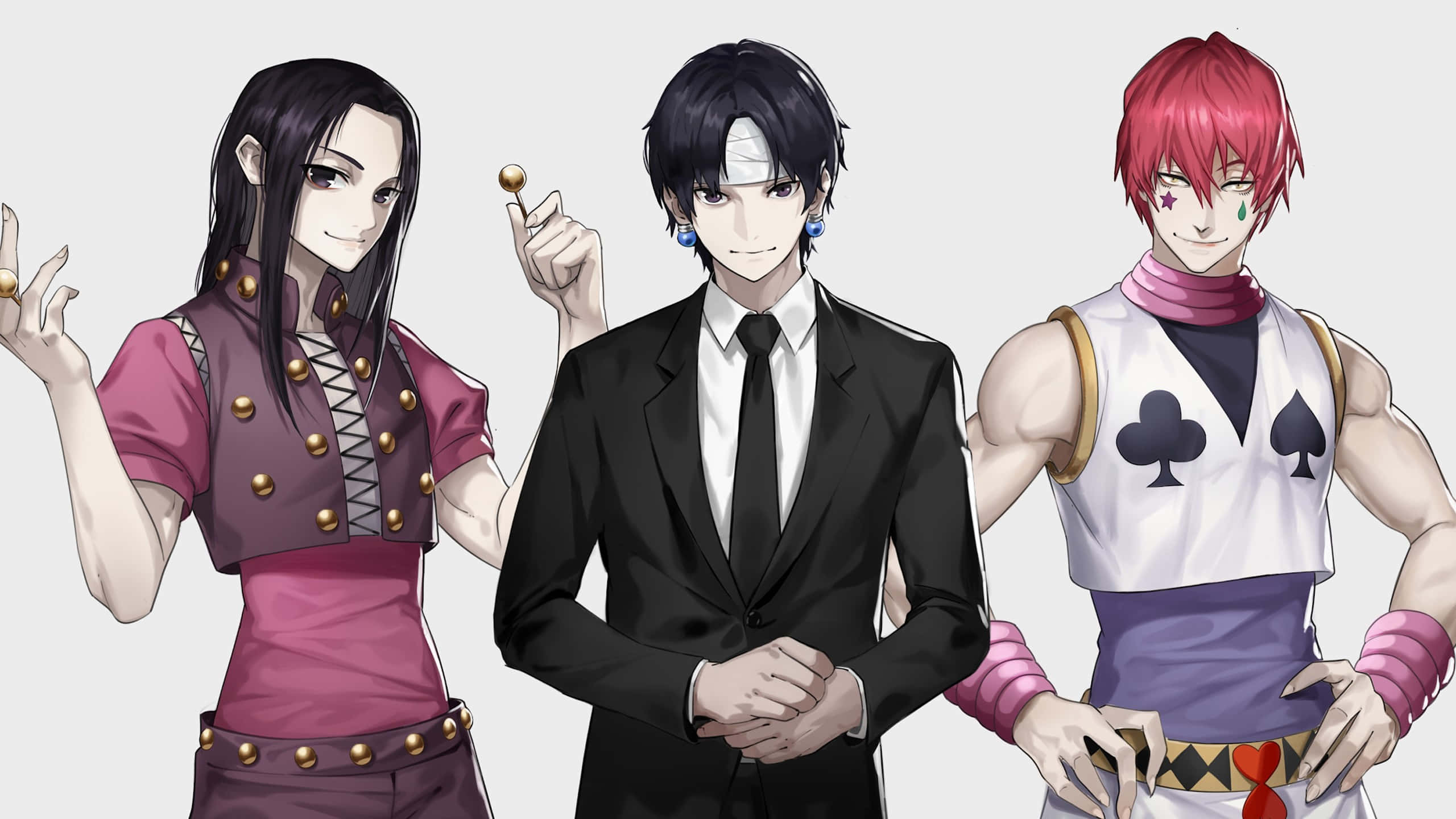 Illumi Zoldyck, killing intent, anime characters, 2K Desktop Wallpaper